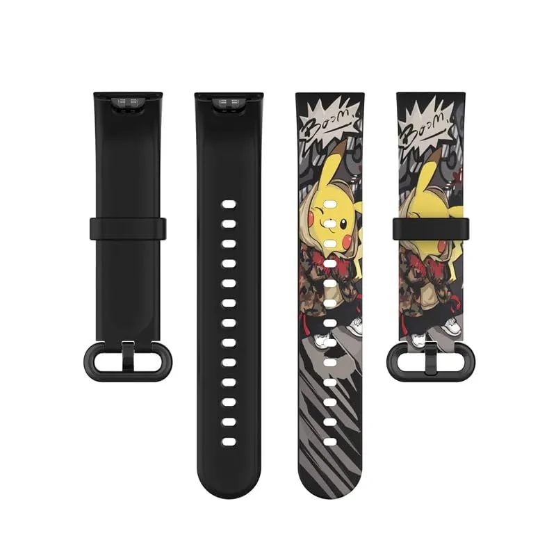 DL3 Mobilak Strap Compatible with Xiaomi Redmi Watch 2 Lite/Poco Watch/Redmi Watch 2 / Horloge 2 Soft Replacement Sport Silicone Strap - Black