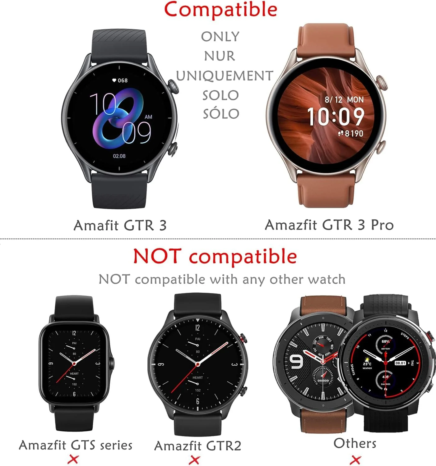 DL3 Mobilak Case Compatible with Amazfit GTR 3/3 pro Case All-Around Screen Protector Watch Soft TPU Shockproof Cover Slim Guard Thin Bumper Shell Protector - Black