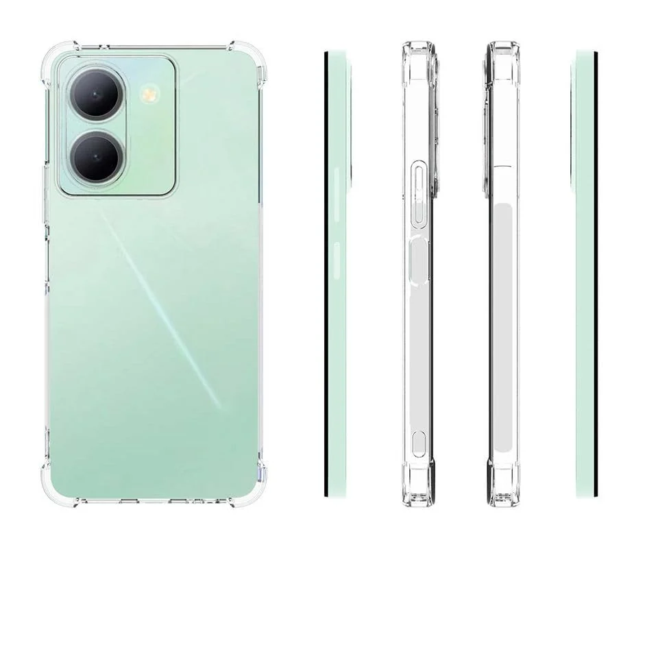 DL3 Mobilak Clear TPU Case for vivo Y36 4G, Camera protection, Shock-absorbing protection, Non-slip grip - Clear
