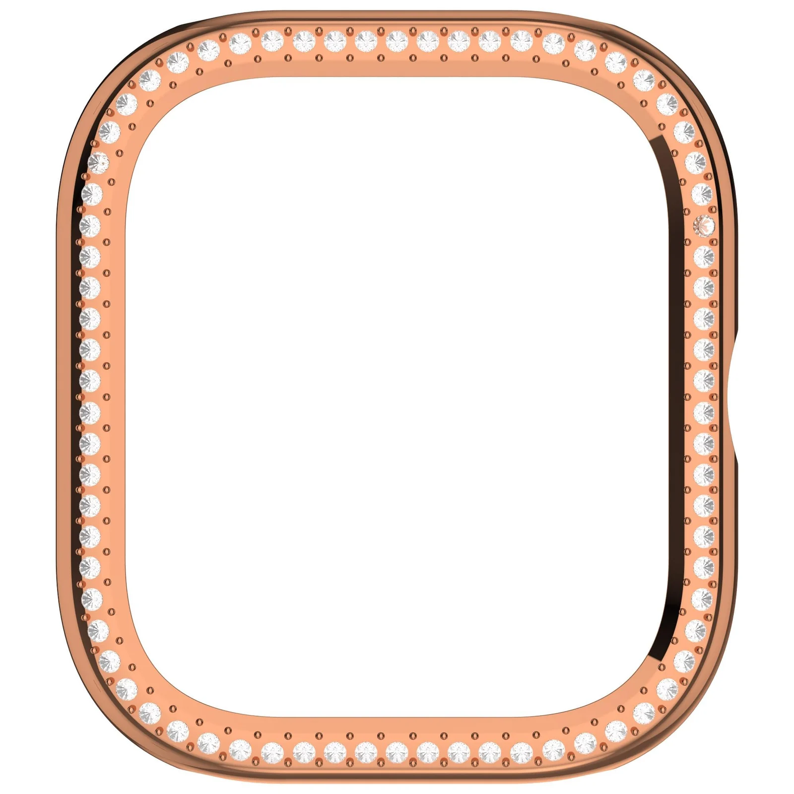 DL3 MOBILAK Bling Hard PC Watch Bumper Case for Xiaomi Redmi Watch 4 and Redmi Watch 5 - Rose Gold