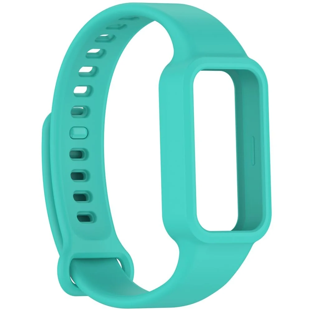 DL3 Mobilak Compatible with Xiaomi Smart Band 9 Active/Xiaomi Redmi Smart Band 3 Replacement Silicone Wrist Strap Bracelet Band Soft And Durable Watch Accessories - Mint Green