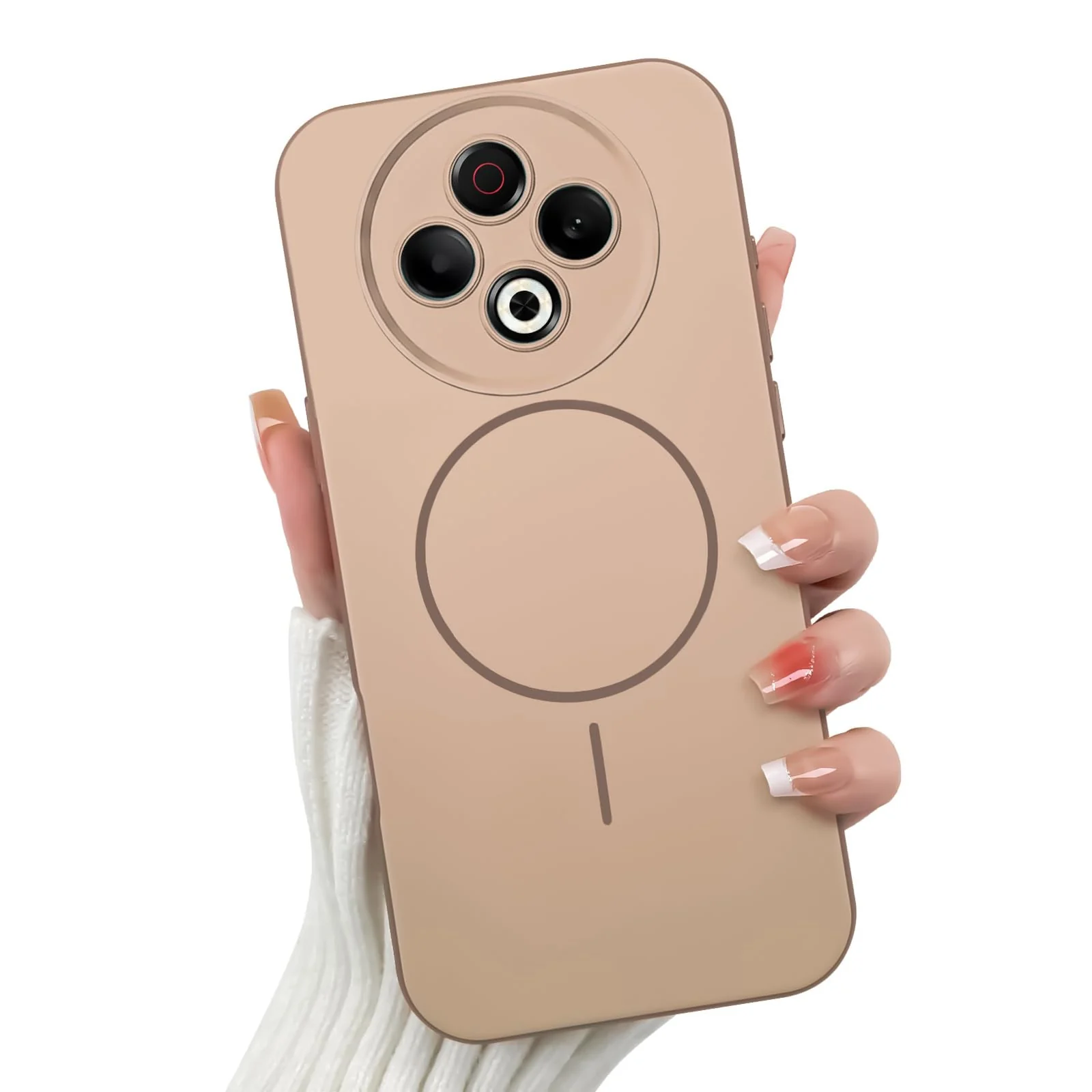 Tecno Spark 30 — DL3 Mobilak Case For Tecno Spark 30 Slim Design [Not Compatible with MagSafe] Soft Silicone Case Flexible TPU Anti-Scratch Protective Cover with Full Camera Protection
