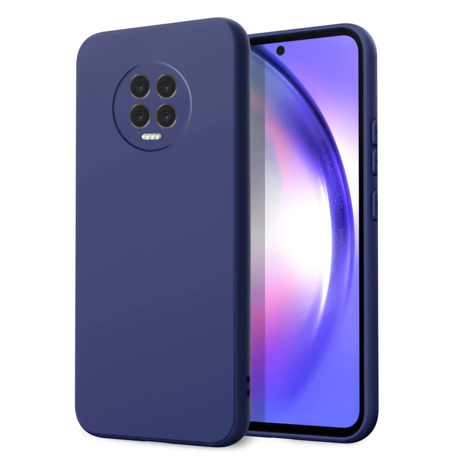 Dl3 Mobilak Infinix Note 7 Case,Soft Flexible Silicone Gel Rubber Bumper Cover,Slim Fit Full Body Shockproof Protective Phone Case (Light Purple)