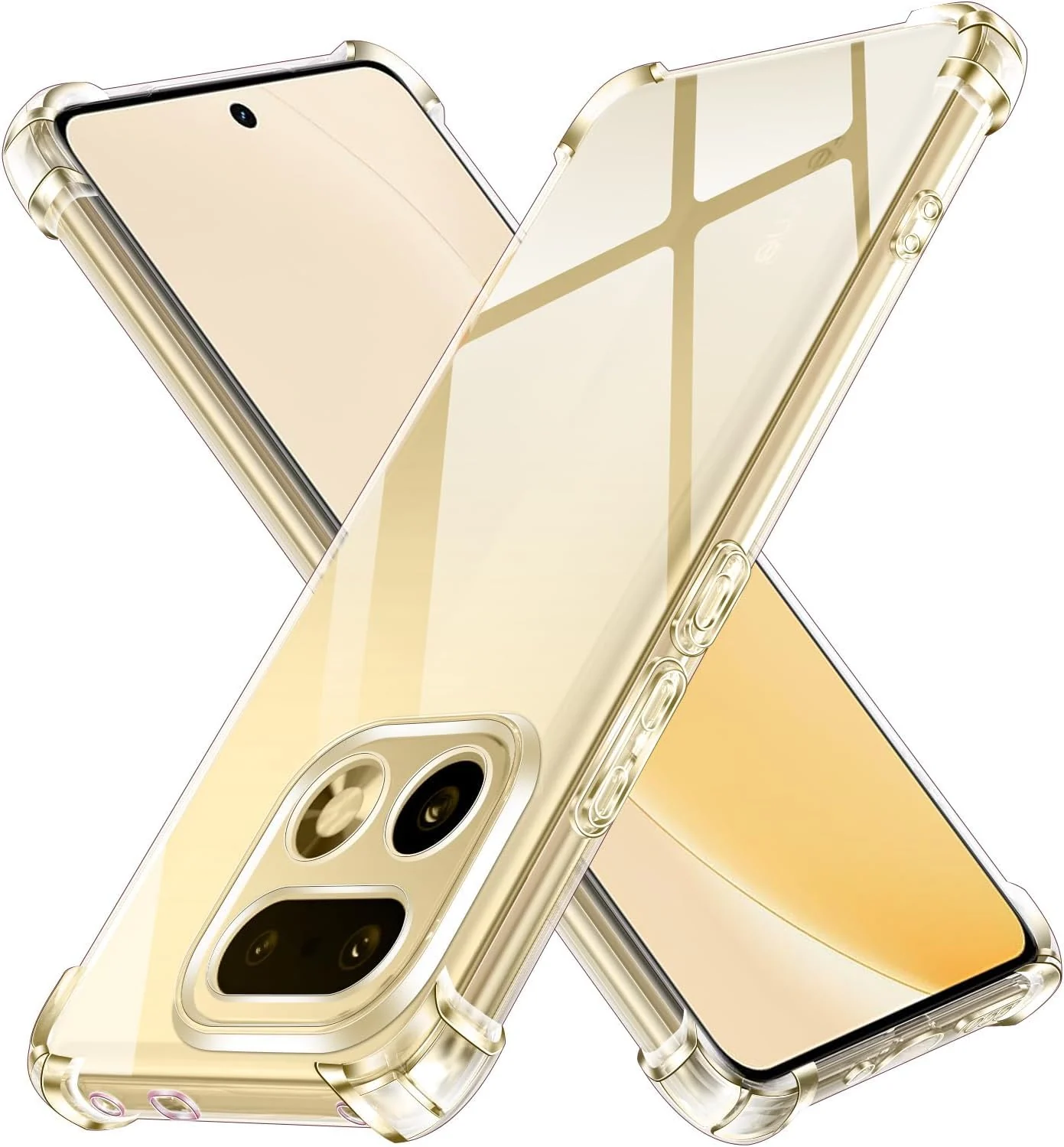 DL3 MOBILAK Clear Soft TPU Phone Case for Realme 16 Pro Plus and 16 Pro Plus 5G - Clear