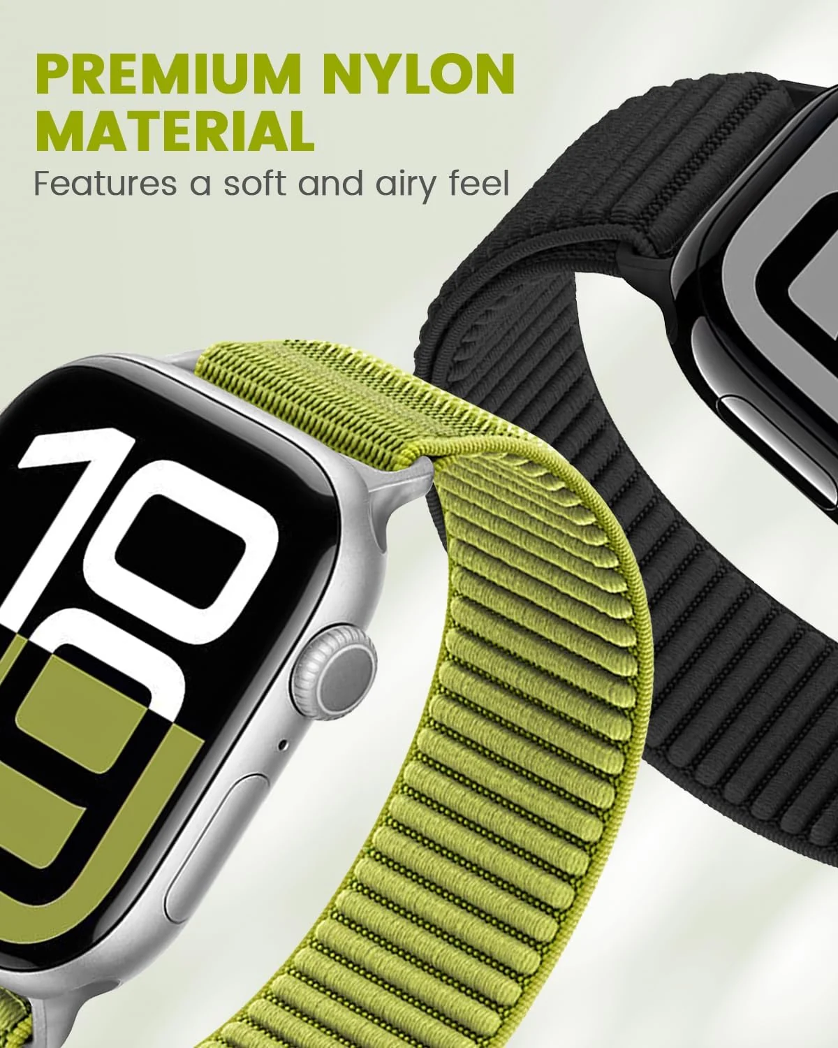 DL3 Mobilak Nylon Loop Sport Band Compatible with Apple Watch Band 49mm 46mm 45mm 44mm 42mm Men Women, Stretchy Strap Elastic Fabric Wristband for iWatch Series 11 10 9 8 7 6 5 4 SE3 SE2 SE Ultra 3 2 1 - Pink