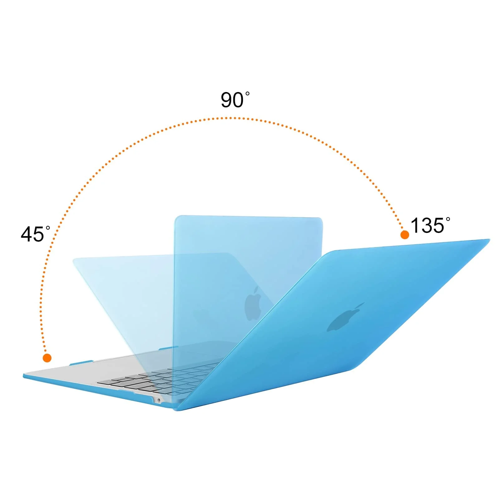 DL3 Mobilak Compatible with MacBook Pro 16 inch Case 2023 2022 2021 Release M3 A2991 M2 A2780 M1 A2485 Pro Max Liquid Retina XDR Display Touch ID, Protective Plastic Hard Shell Cover Case - Blue