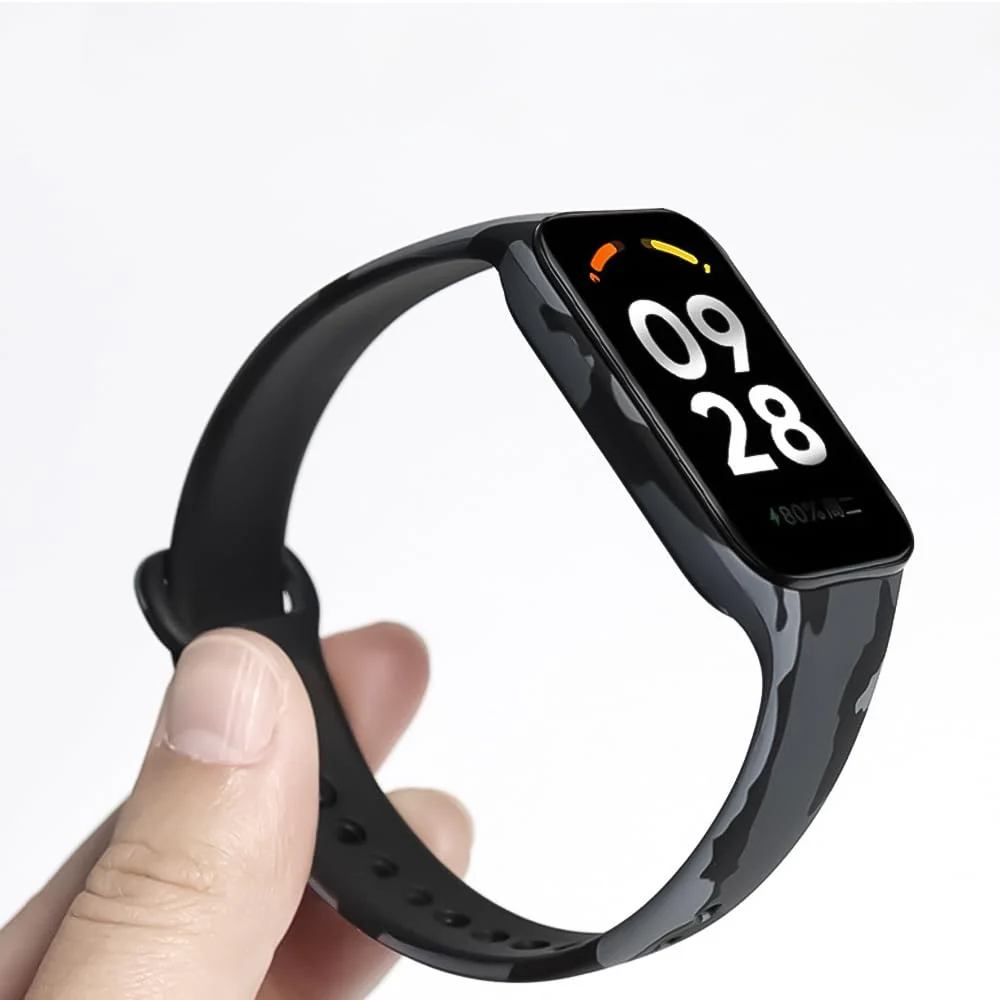 DL3 Mobilak Smart Watch Strap for Xiaomi Redmi Band 2, Sport Silicone Watch Band Wrist Strap, Replacement Bracelet Wristband Wrist Strap for Xiaomi Redmi Smart Band2 Accessories - Digital Green