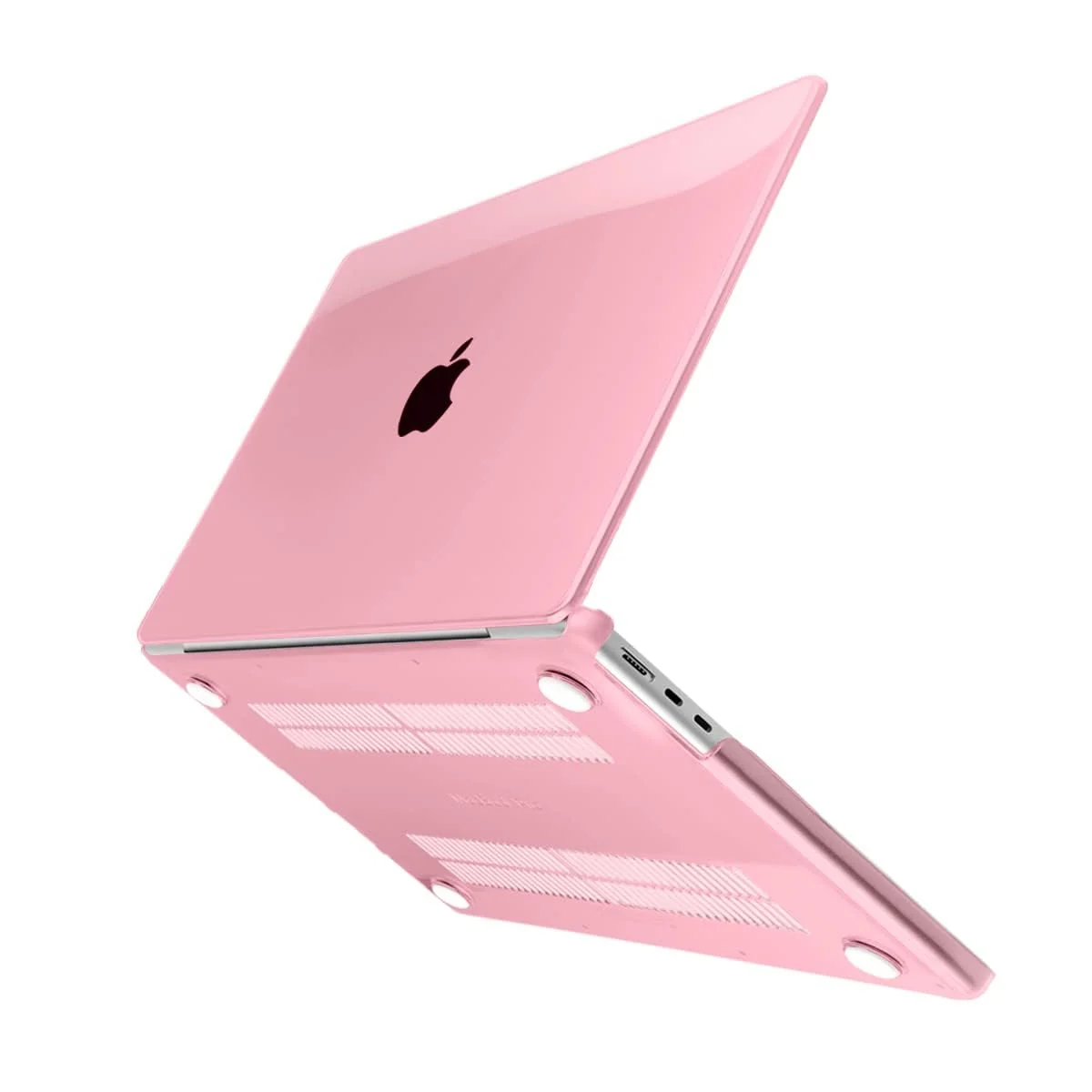 DL3 Mobilak Compatible with MacBook Pro 16 inch Case 2024 2023 2022 2021 M4 M3 M2 M1 A3403 A3186 A2991 A2780 A2485 Pro Max Liquid Retina Touch ID, Protective Plastic Hard Shell Cover - Pink