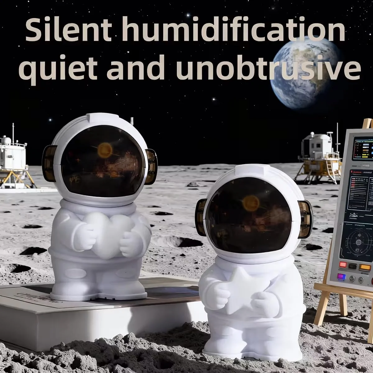 MOBIGON Astronaut 220 ml USB Humidifier, Style-1