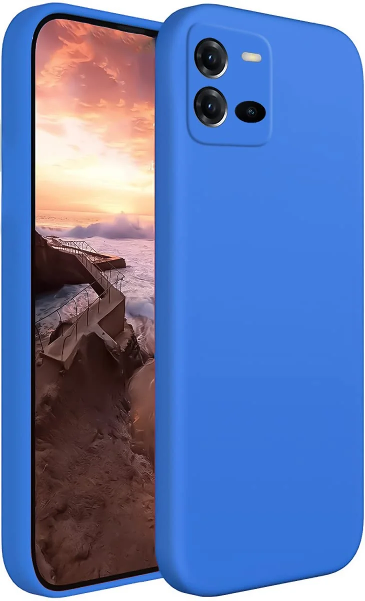 Dl3 Mobilak vivo V25 5G Case,Soft Flexible Silicone Gel Rubber Bumper Cover,Slim Fit Full Body Shockproof Protective Phone Case (Laveder)