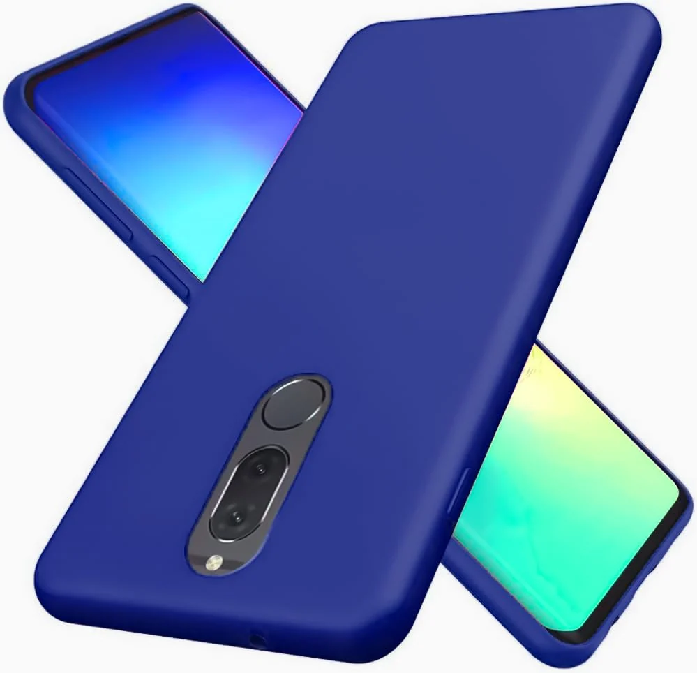 DL3 Mobilak Silicone Protective Case for Huawei Mate 10 Lite, Shock-absorbing protection, Scratch-resistant surface, Soft microfiber lining - Pepsi