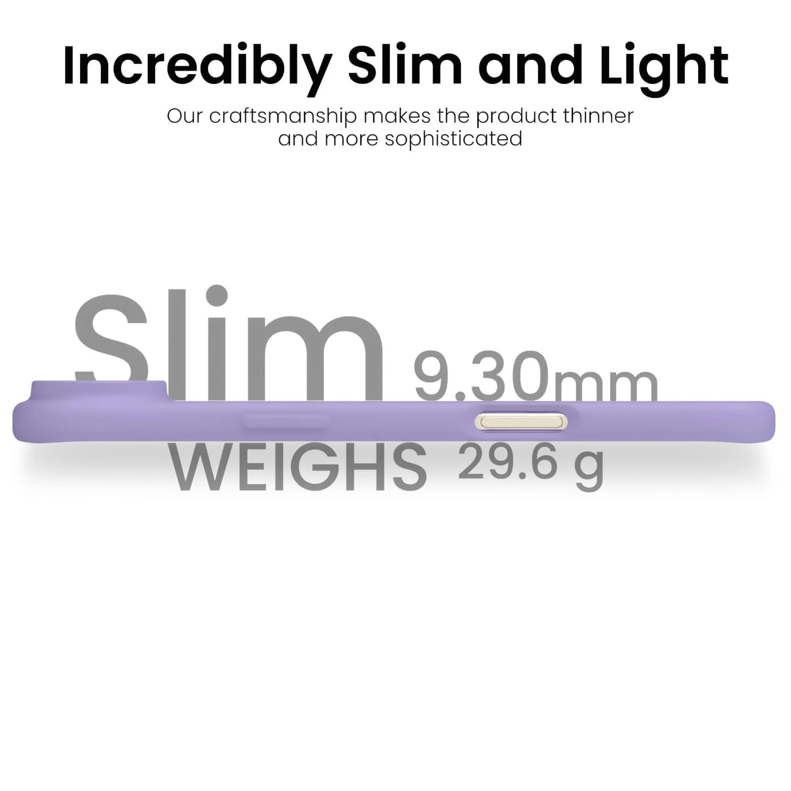 DL3 Mobilak Compatible with iPhone 17 Air 6.5-Inch Case, Premium Liquid Silicone Case, Full Body Protective Cover, Shockproof, Slim Phone Case, Anti-Scratch Soft Microfiber Lining - Light Purple