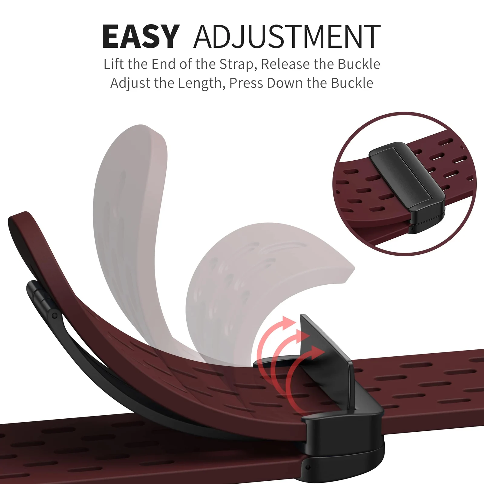 DL3 Mobilak Magnetic Bands for Apple Watch Band 49mm 46mm 45mm 44mm 42mm, Soft Silicone Magnetic Buckle Breathable Sport Watch Strap for iWatch Ultra2 Ultra SE SE2 Series 10 9 8 7 6 5 4 3 2 1 - Wine Red