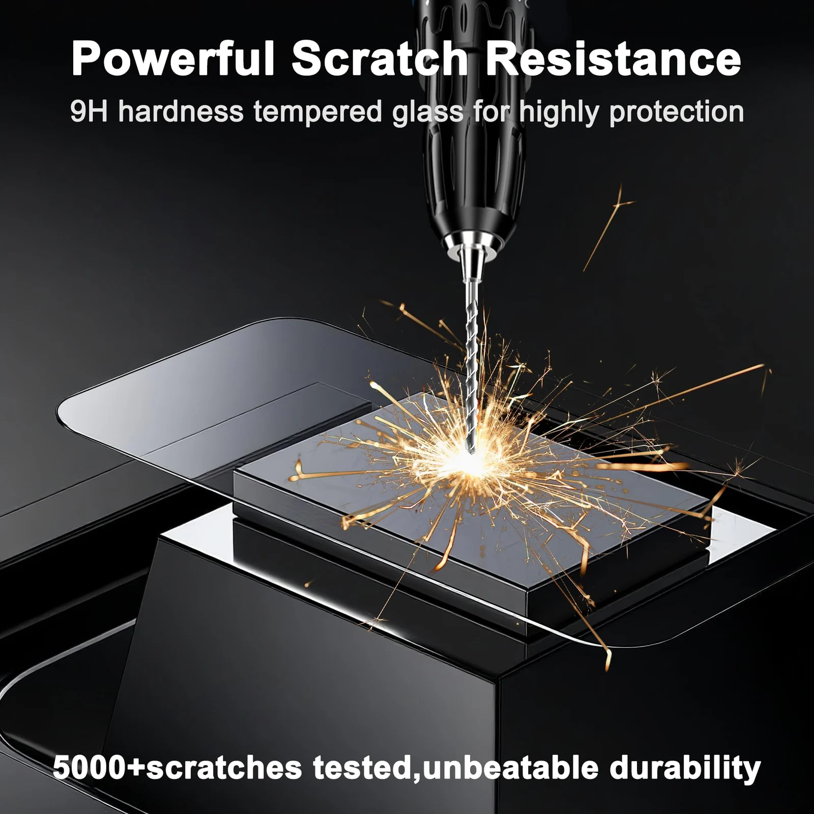 DL3 Mobilak for iPhone 17 Air 6.5-Inch Tempered Glass Screen Protector, 9H Hardness Anti-Scratch Tempered Glass flim, Case Friendly, Anti-Scratch For iPhone Air - Clear