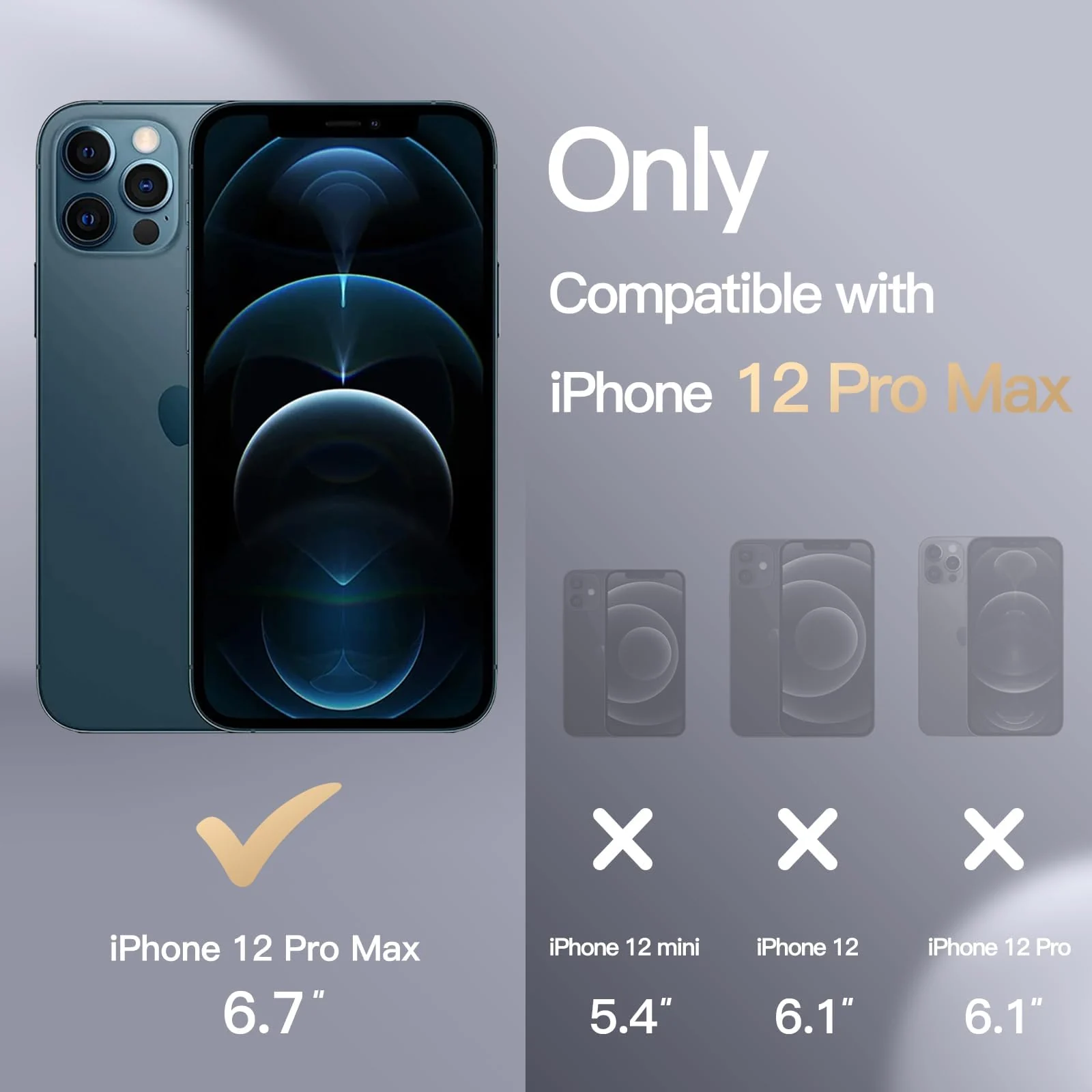 DL3 Mobilak Clear TPU Protective Case for iPhone with Camera Protection and Shockproof Design - Clear