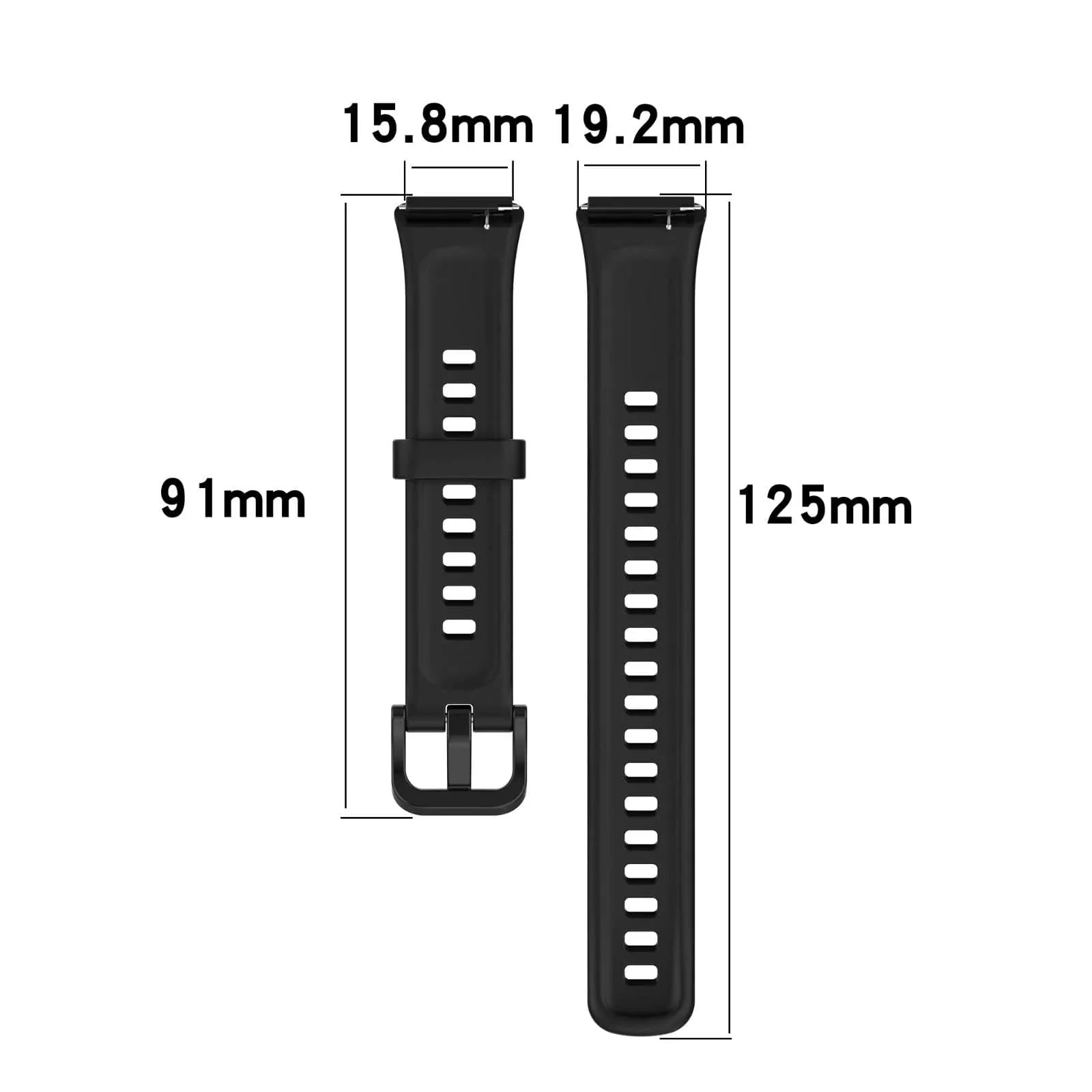 DL3 Mobilak Silicone Strap for Huawei Watch Fit, Soft Band Ultra-Light Waterproof Durable Adjustable Replacement Wristband - Camouflage Blue