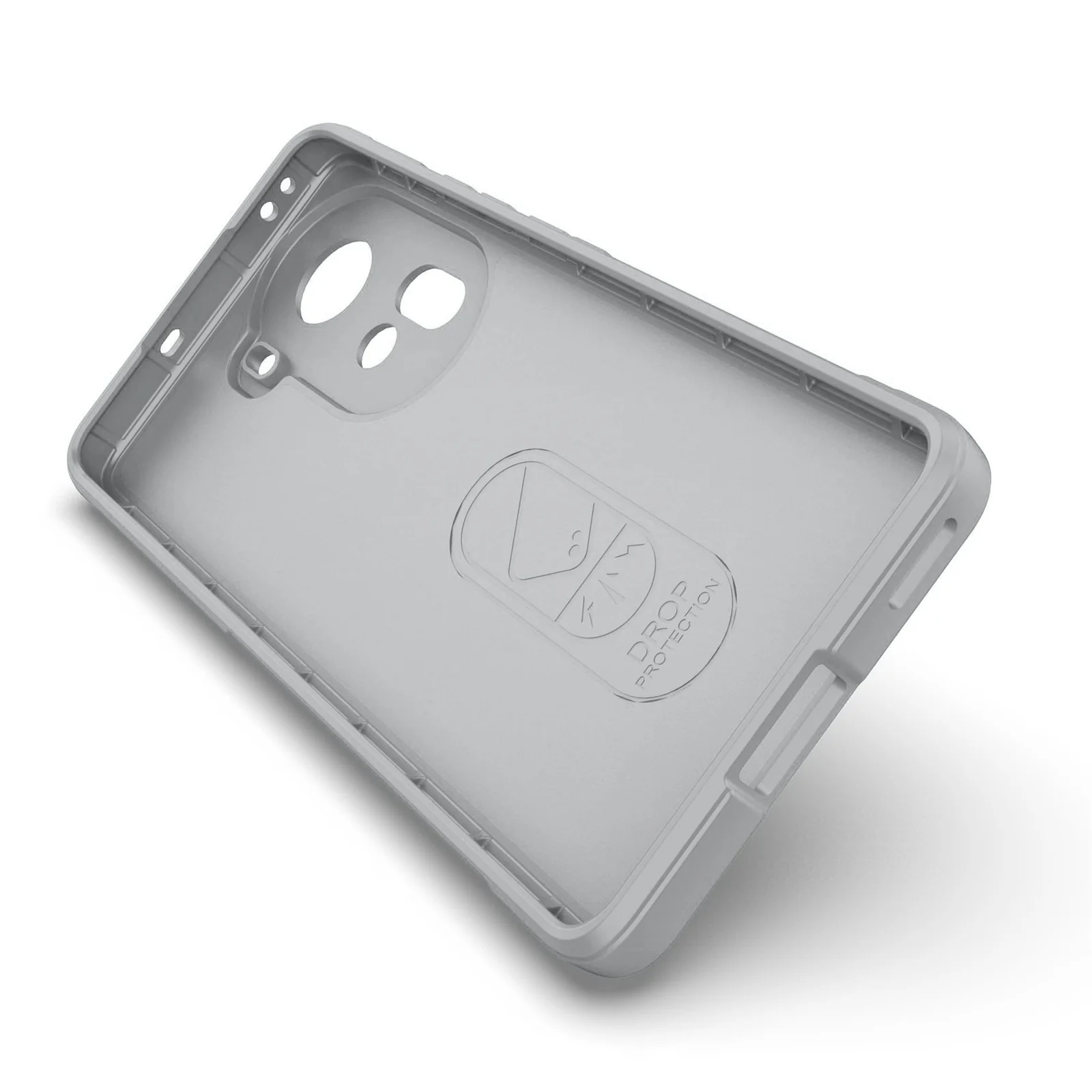DL3 Mobilak Rugged Protective Case for OPPO Reno 11 5G, Camera protection, Shock-absorbing protection, Non-slip grip - Gray