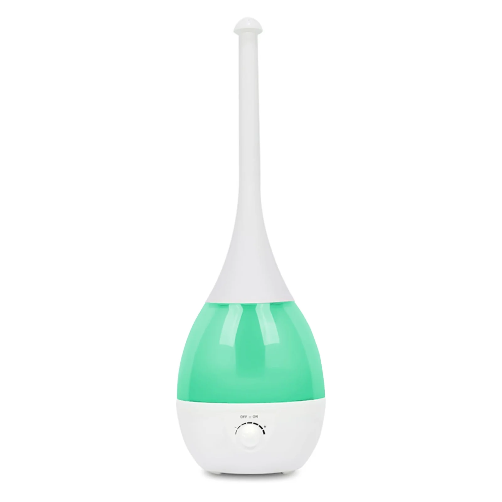 Mobigon 2.6 Litres Humidifier for Room, Cool Mist Ultrasonic Humidifier/Essential Oil Diffuser, Super Quiet 360°Nozzle, Colorful Change, Auto Shut Off&UV Light&, Lasts Up to 24 Hours - Green