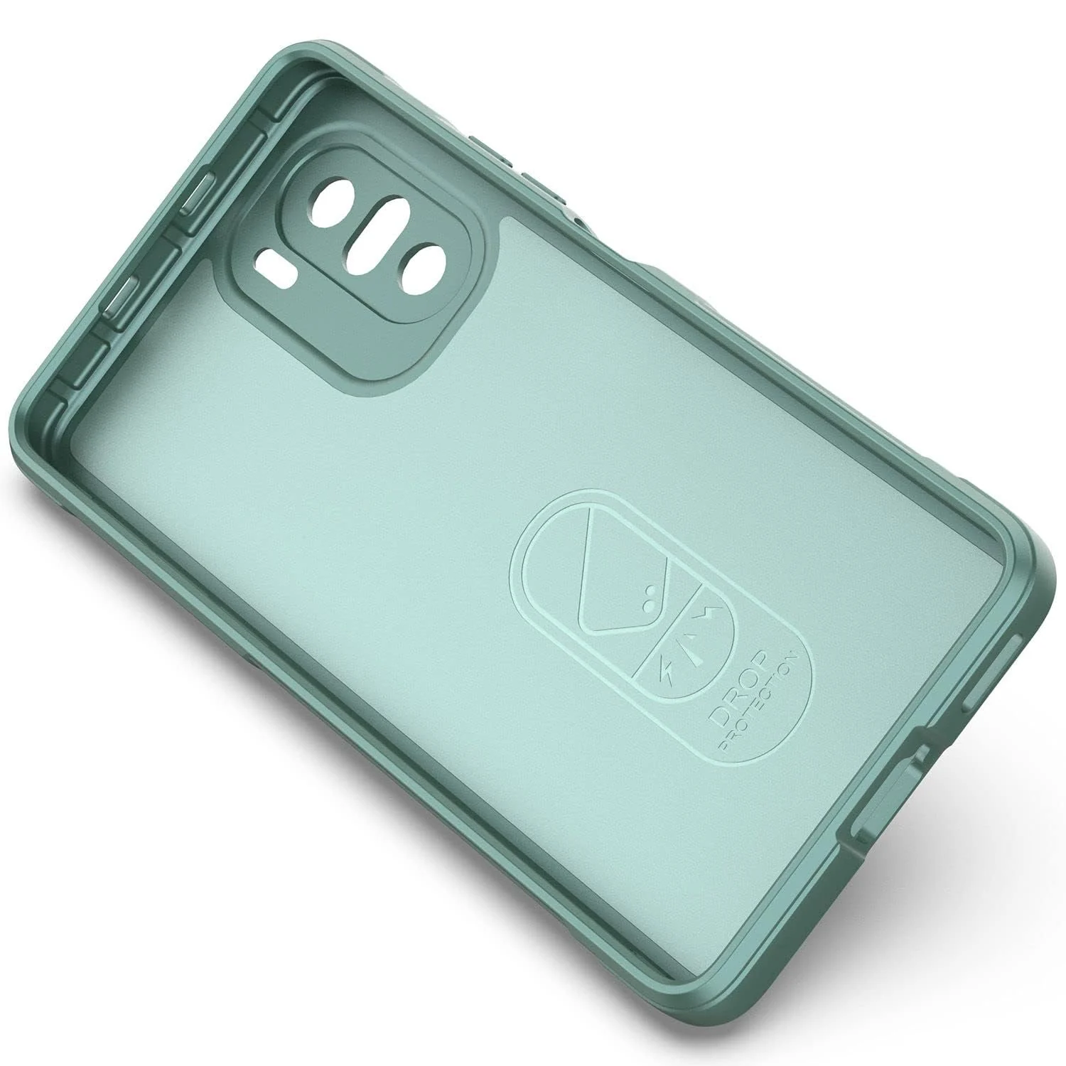 DL3 Mobilak Flexible Silicone and TPU Protective Case with Camera Protection for Xiaomi Poco F3 / RedMi K40 / K40 Pro / Mi 11i / Mi 11X - Green