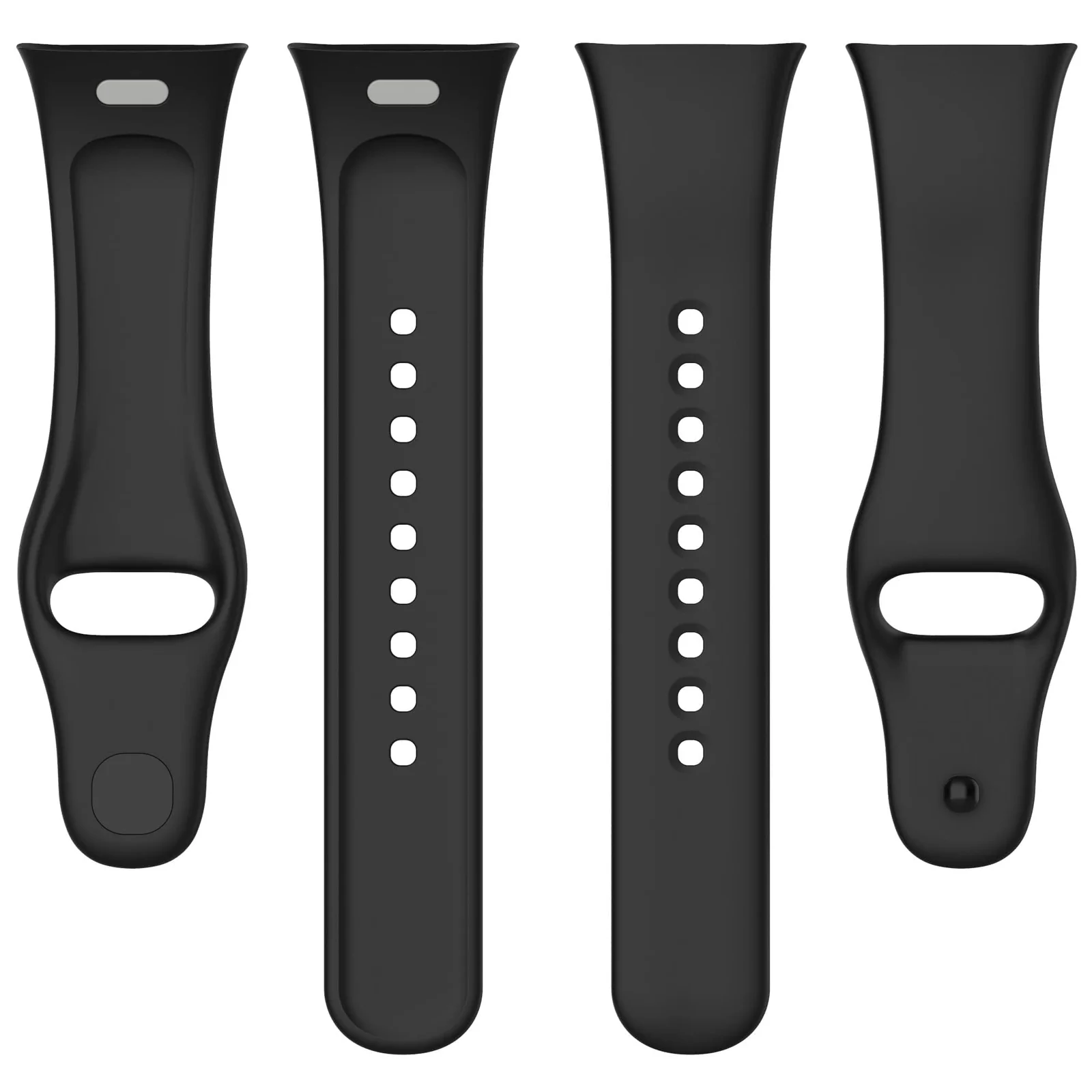 DL3 Mobilak Strap Watch Silicone Compatible With Xiaomi Redmi Watch 3, Sport Silicone Watch Band Wrist Strap, Bracelet Wristband Wrist Strap for Redmi Watch3 - Black