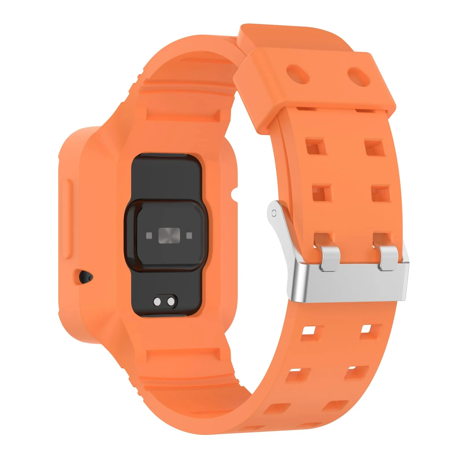 DL3 Mobilak Replacement Wrist Band Compatible with Xiaomi Redmi Watch 2 Lite/Mi Watch Lite/Poco Watch/Redmi Watch 2/Horloge 2, Adjustable Soft Silicone Wrist Strap with Cover - Black