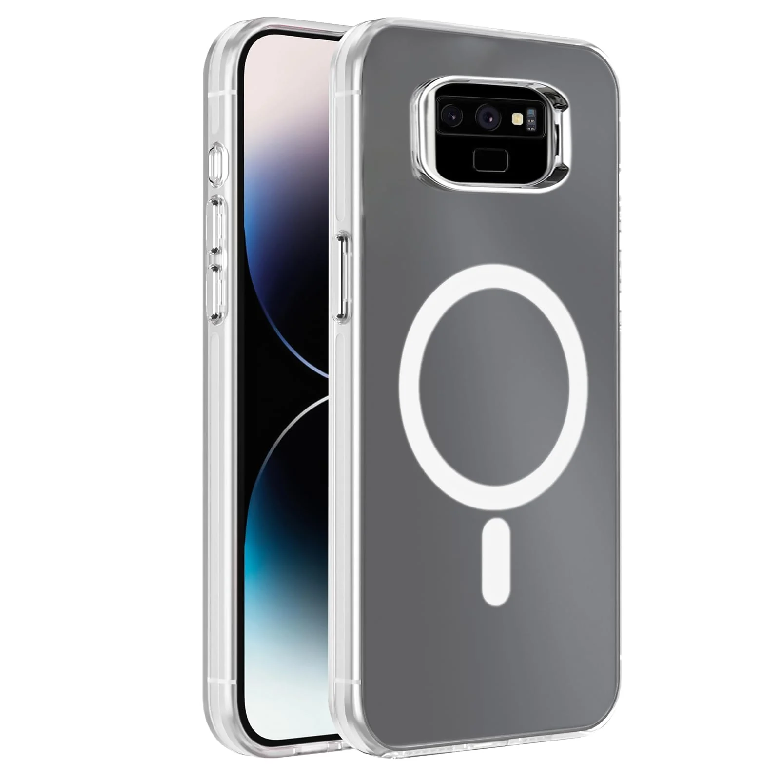 DL3 Mobilak Case For Samsung Galaxy Note 9 Case Crystal [Not Compatible with MagSafe] Soft TPU Gel Case Flexible Silicone Anti-Scratch TPU Cover - Clear