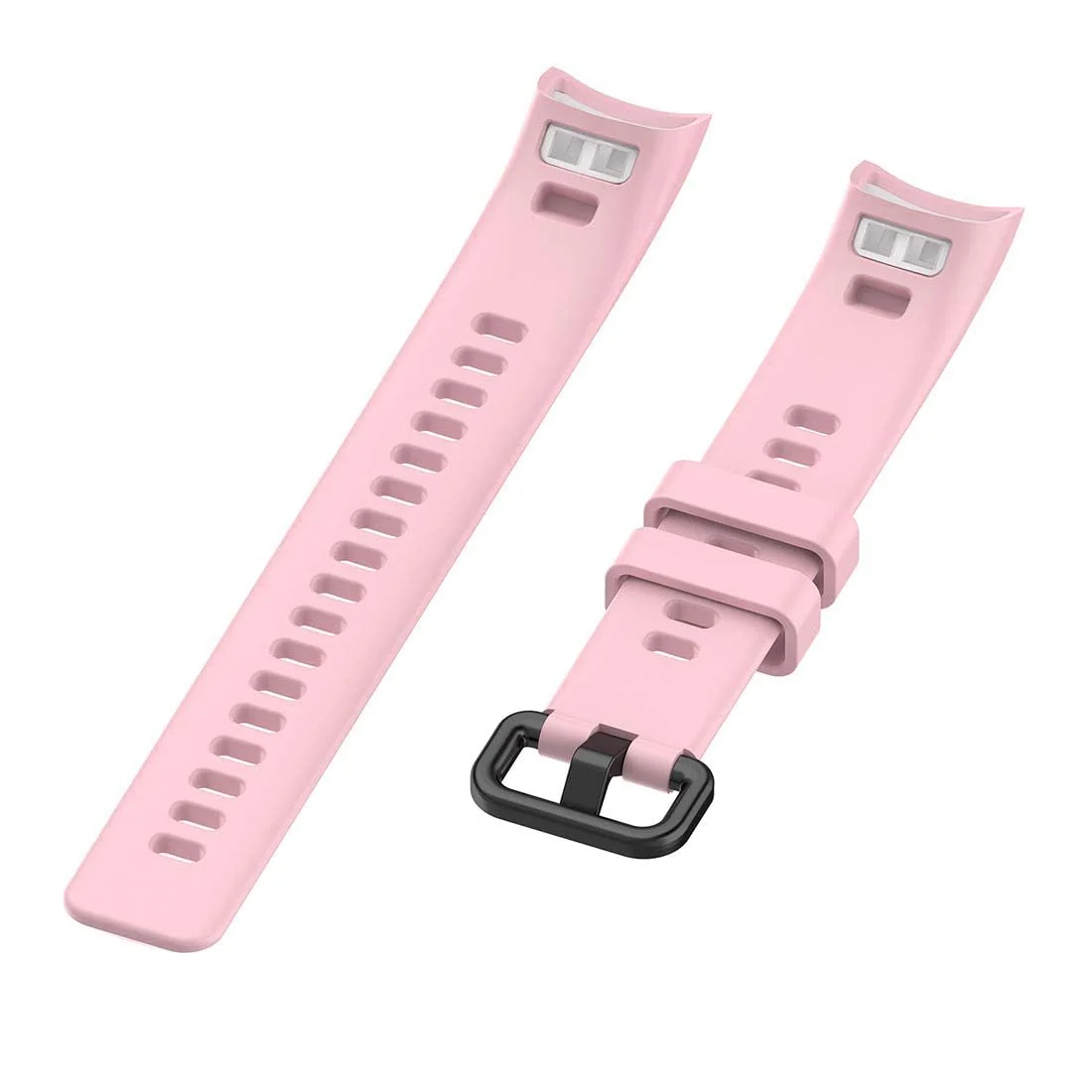 DL3 Mobilak Compatible for Honor Band 5/Honor Band 4 Strap, Soft Silicone Sport Wristband Adjustable Accessory Bracelet Replacement Band for Honor Band 5/Band 4 - Pink