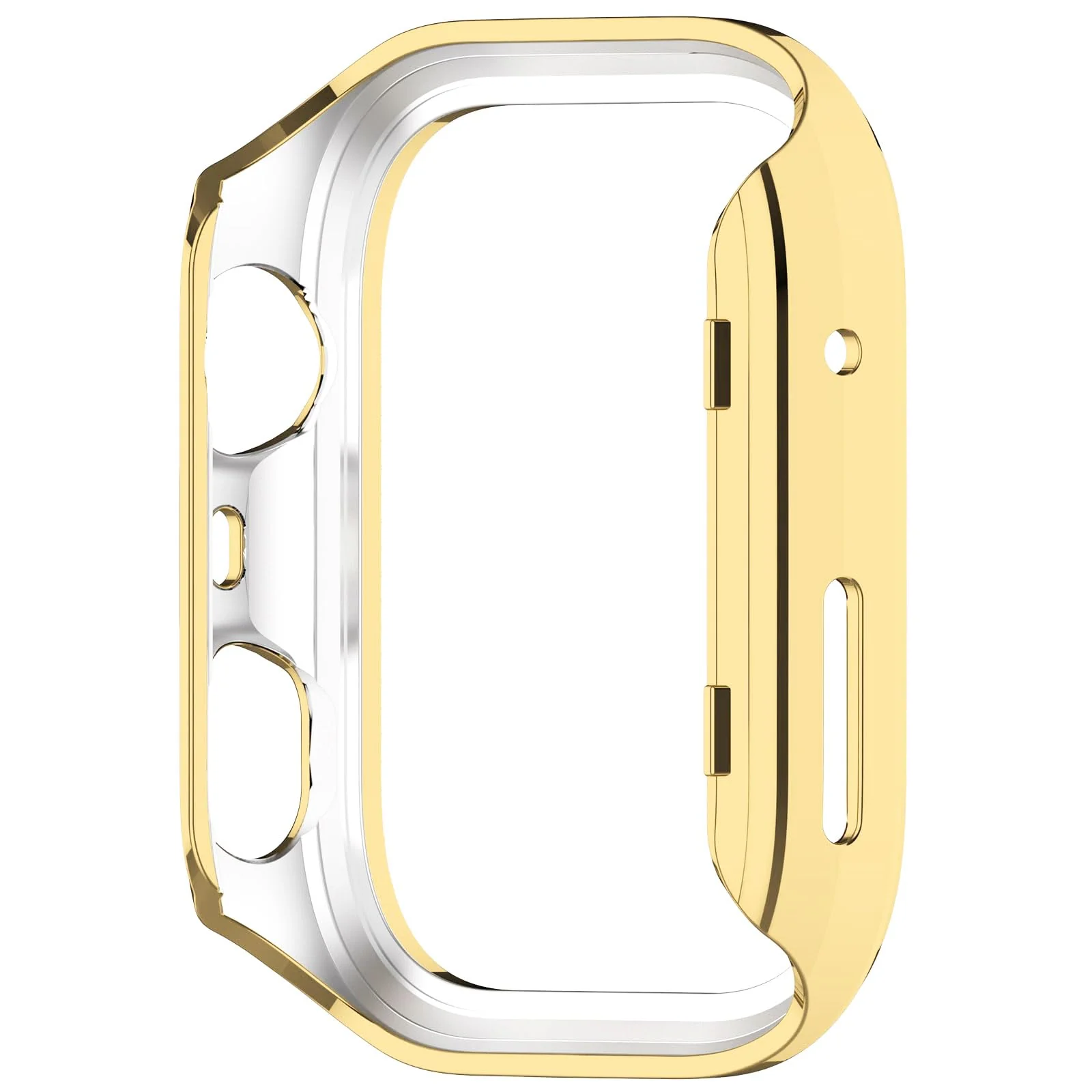 DL3 Mobilak Bling Case Without screen protector for Huawei Watch Fit 4, Hard PC Frame Case, Crystal Diamonds Bumper Cover for Women Girls, Slim Protective Cover for Huawei Watch Fit 4 - Gold