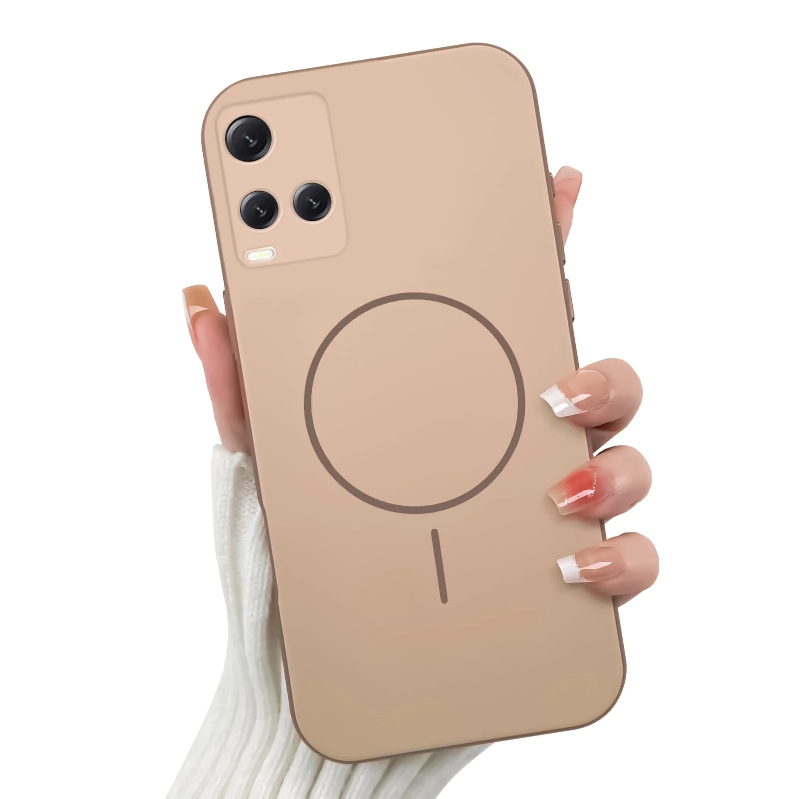 Vivo Y33S 4G / Vivo Y21s / Vivo Y21 — DL3 Mobilak Case For Vivo Y33S 4G/Vivo Y21s/Vivo Y21 Slim Design [Not Compatible with MagSafe] Soft Silicone Case Flexible TPU Anti-Scratch Protective Cover with Full Camera Protection