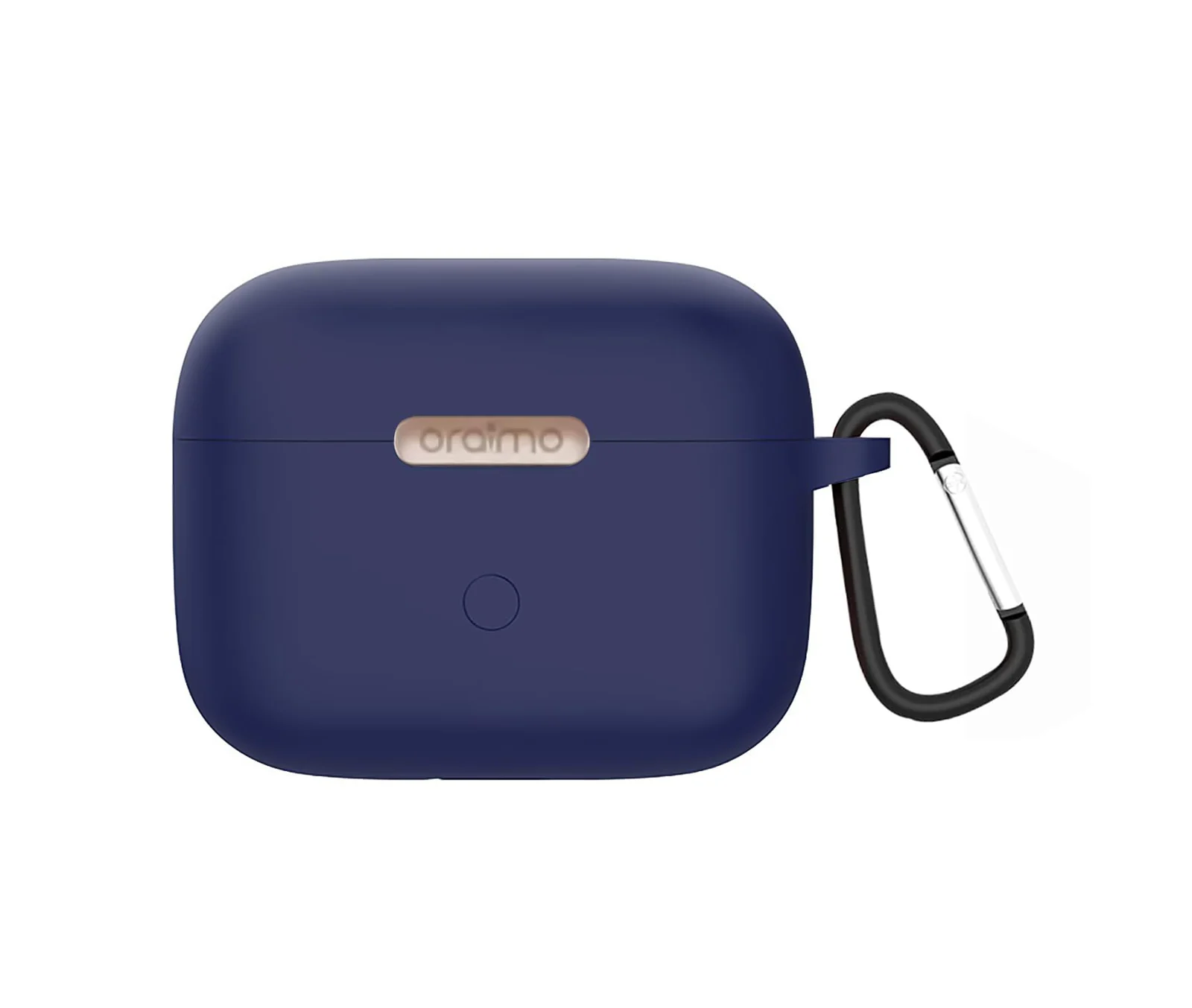 Dl3 Mobilak Silicone Case Compatible with Oraimo Freepods PRO Earbuds, Soft Silicone Protective Case Cover, Shockproof Sleeve with Carabiner Compatible with Oraimo Freebuds PRO (Blue)