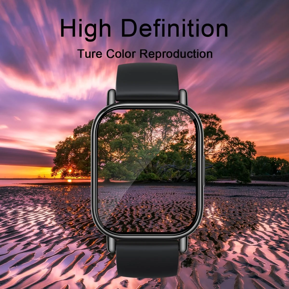 DL3 Mobilak Screen Protector For Xiaomi Redmi Watch 5 Lite, 3D Curved Soft Edge Protective Film [Anti-Scratch] [Bubble Free] [Ultra Shatterproof] [High Sensitive] (Not Glass) - Black