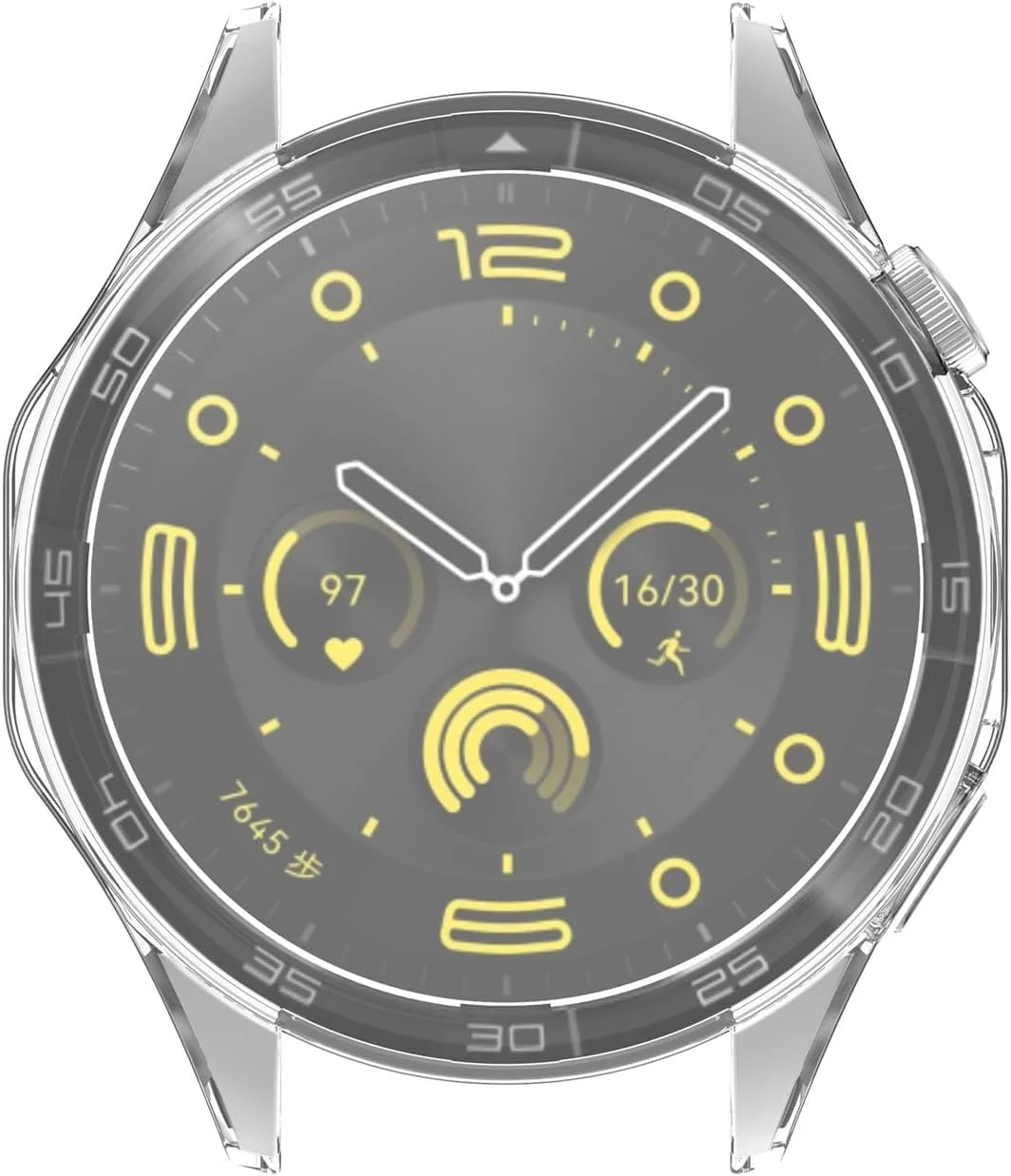 DL3 Mobilak Case Compatible with Huawei Watch GT4 46MM Case All-Around Screen Protector Watch Soft TPU Shockproof Cover Slim Guard Thin Bumper Shell Protector - Clear