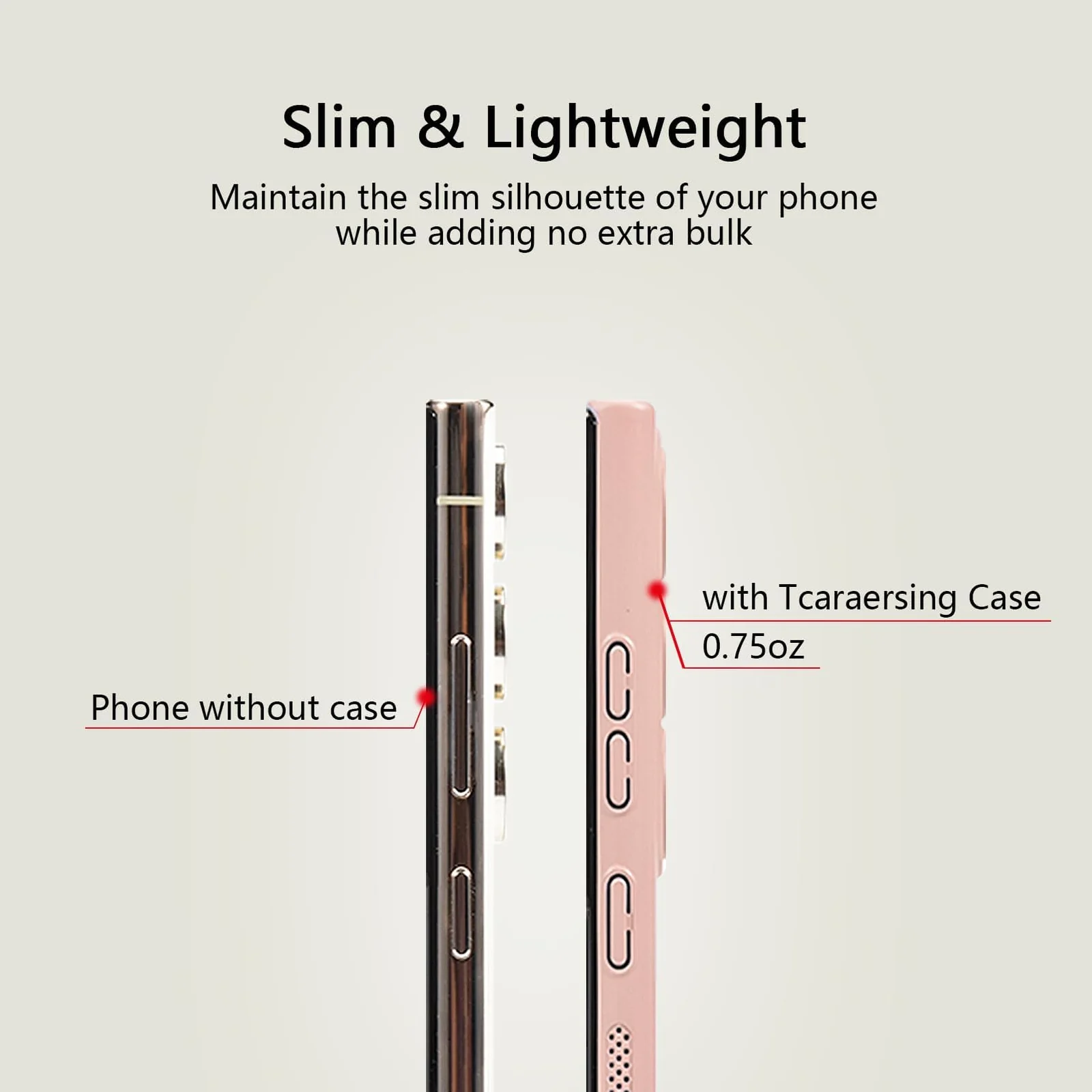 DL3 Mobilak PC Protective Case for Samsung Galaxy S25 Ultra with Camera Protection and Shockproof Design - Pink