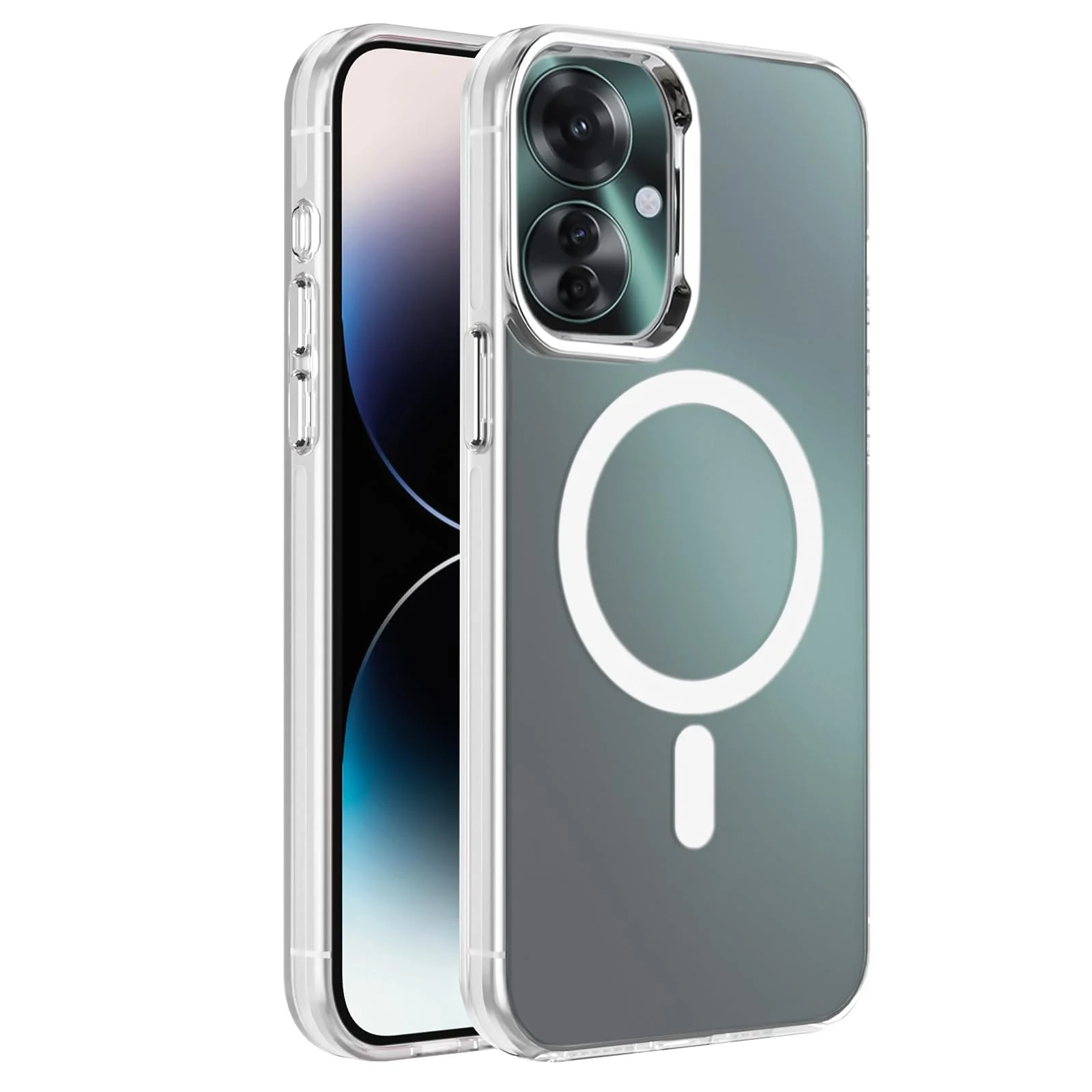 DL3 Mobilak Case For OPPO Reno 11F/Reno11 F 5G Case Crystal [Not Compatible with MagSafe] Soft TPU Gel Case Flexible Silicone Anti-Scratch TPU Cover - Clear