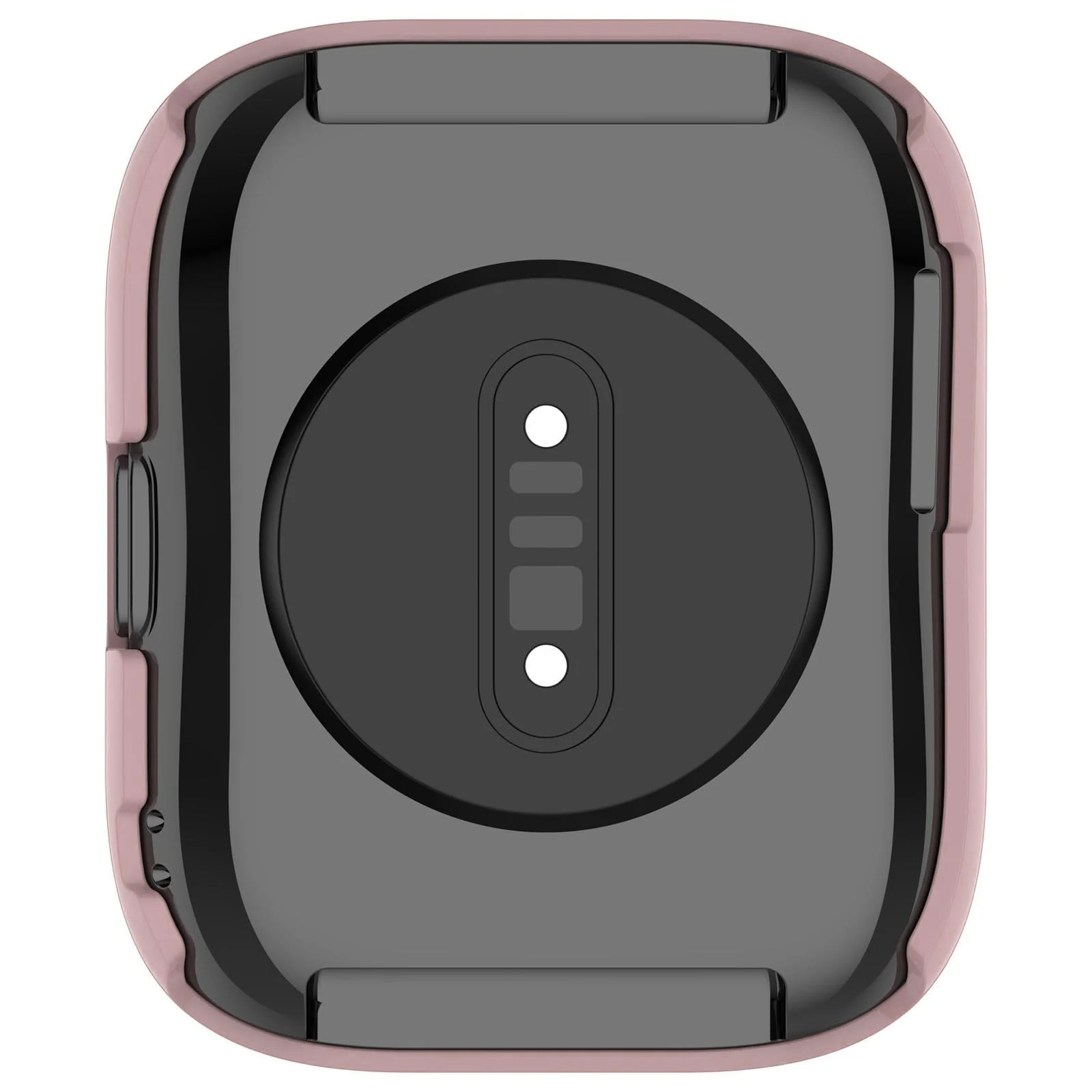 DL3 Mobilak Case with Screen Protector for Amazfit Bip 5, Bumper Full Coverage Hard PC Overall Protective Cover, Built-in Tempered Glass Film High Sensitivity For Amazfit Bip 5 (A2215) - Pink