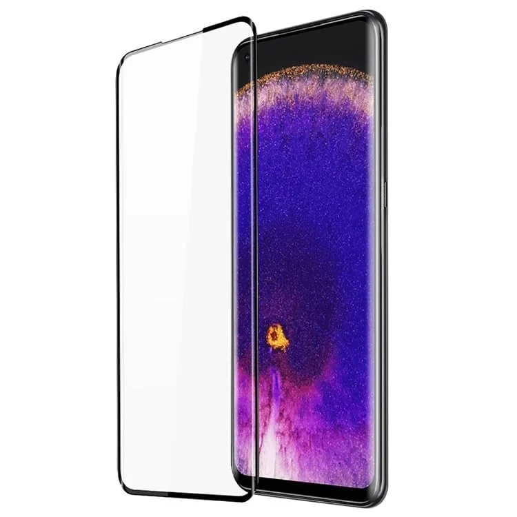 DL3 Mobilak Screen Protector for OPPO Find X5 5G, Tempered Glass Screen Saver Premium HD Protective, Scratch Resistant, NO-Bubble, 9H Hardness, Full Coverage Film - Clear