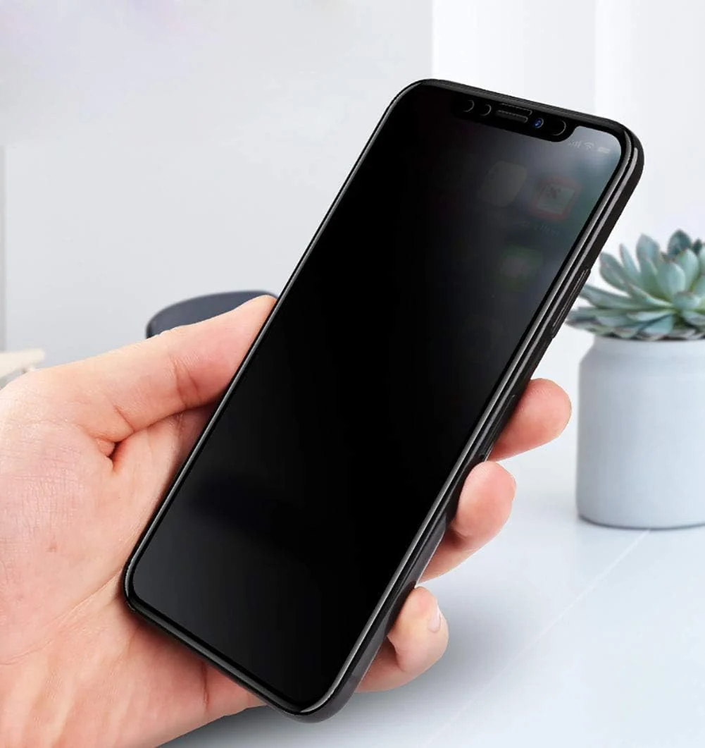 DL3 Mobilak Samsung Galaxy S9 Privacy Screen Protector, Anti-Spy 9H Hardness Tempered Glass Film [Case Friendly] [Bubble Free] - Black