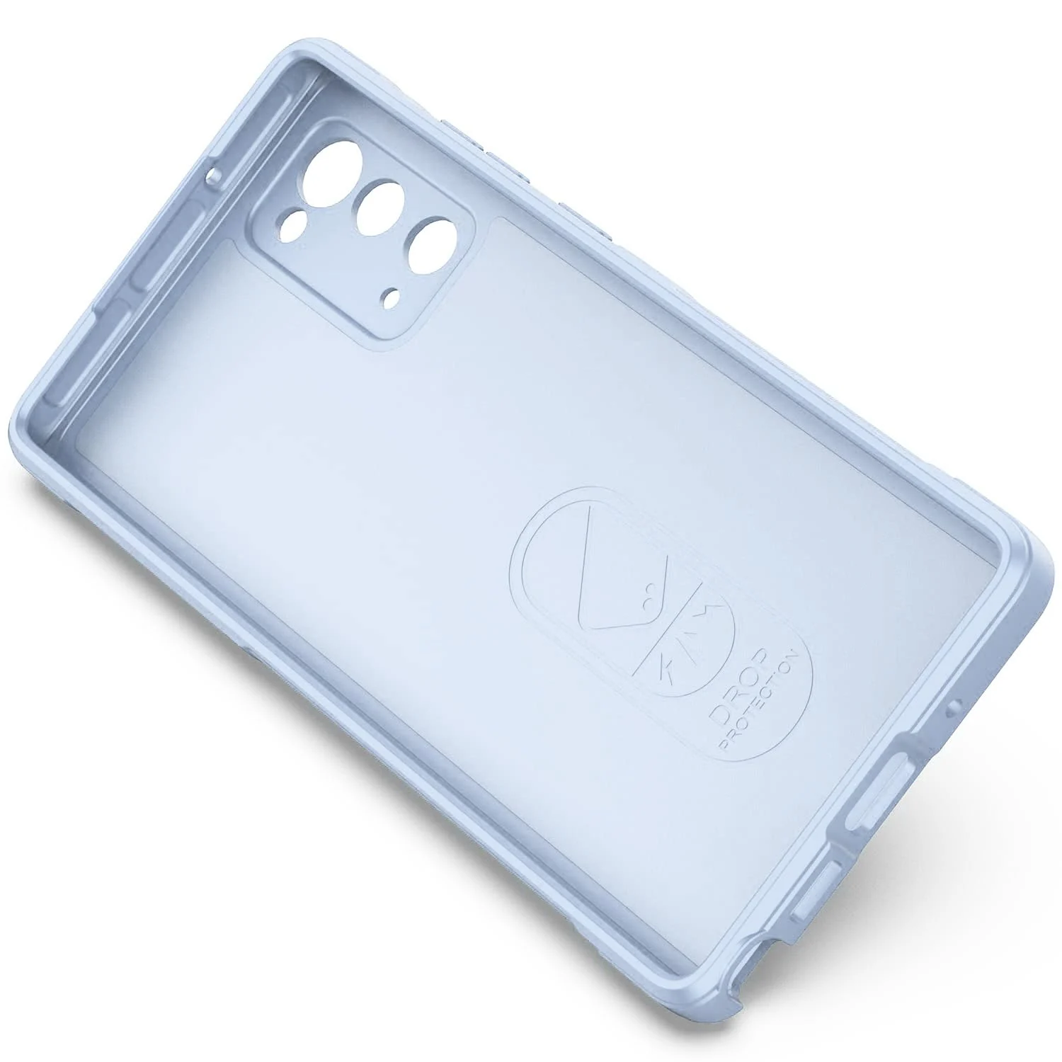 DL3 Mobilak Silicone Case for Samsung Galaxy Note 20 5G Heavy Duty Protective [Slim Fit] Shockproof Soft Flexible Protective Design Shock-Absorption TPU Cover With Camera Protection - Baby Blue