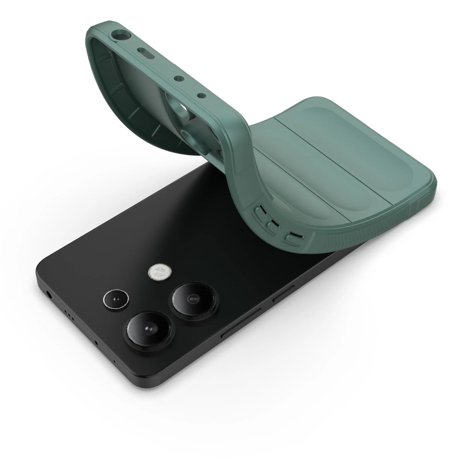 DL3 Mobilak Rugged Protective Case for Xiaomi Redmi Note 13 4G, Camera protection, Shock-absorbing protection, Non-slip grip - Green