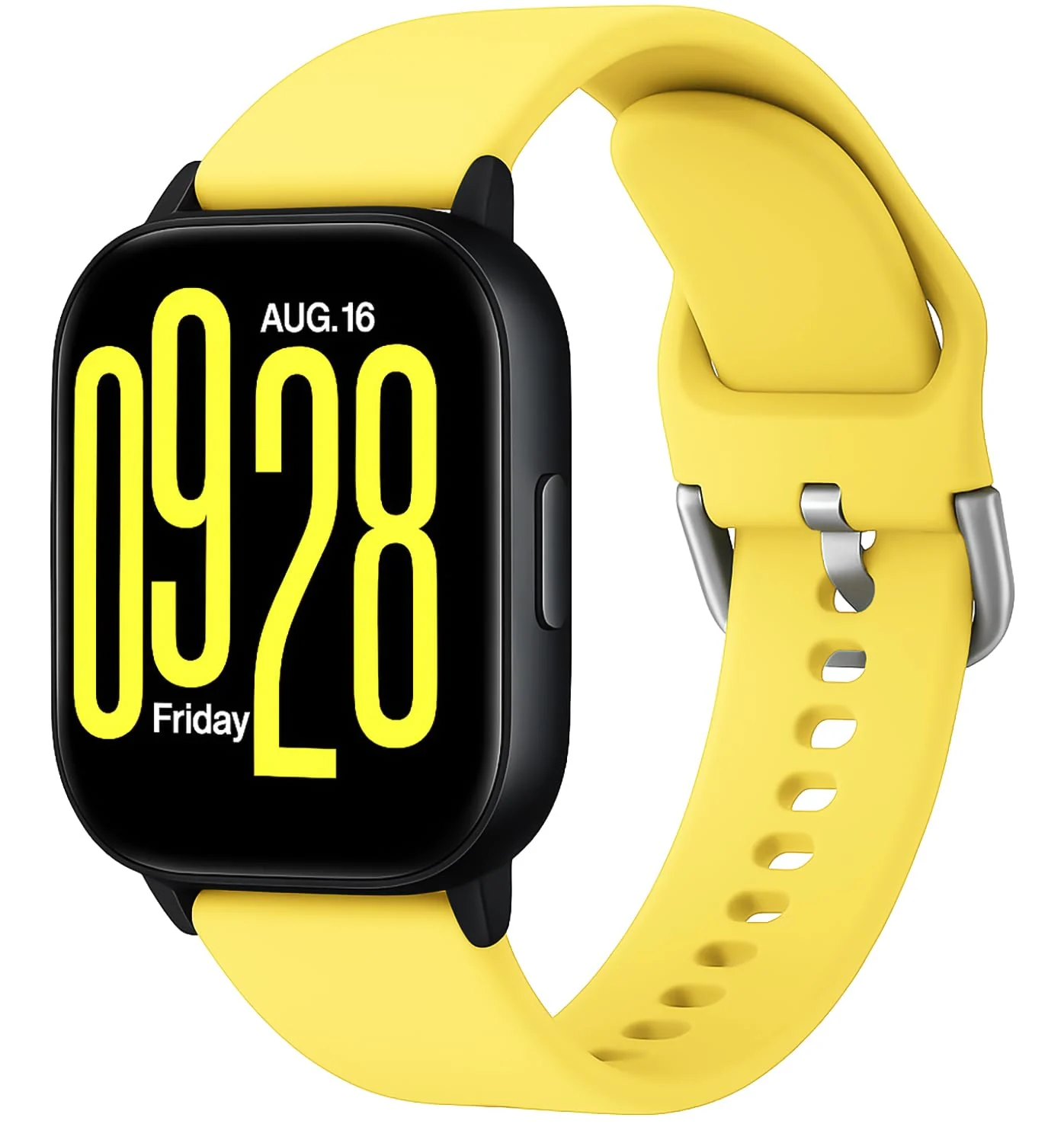 DL3 Mobilak Straps Compatible with Xiaomi Redmi Watch 5 Active/Redmi Watch 5 Lite Bracelet, 22mm Soft Silicone Replacement Band Sports Strap Wristbands [Wear-resistant] [breathable] - Yellow
