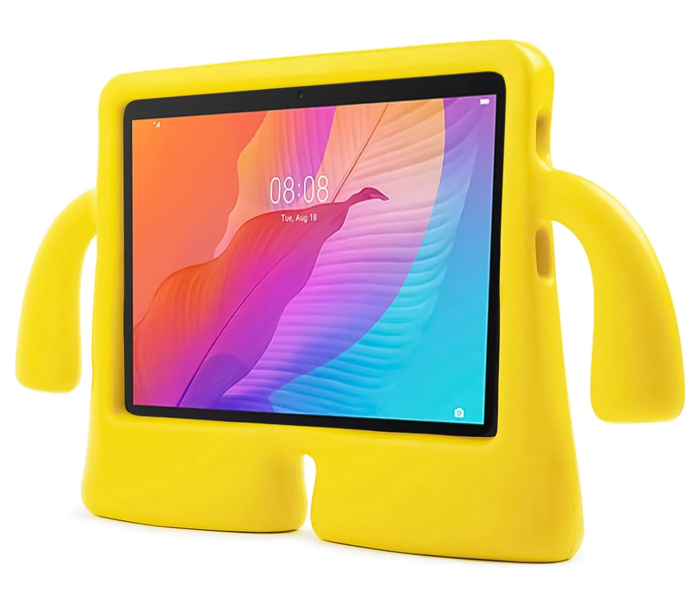 DL3 Mobilak Kids Case for Huawei MatePad T10S 10.1 Inch 2020 / T10 9.7 Inch 2020 Shockproof Heavy Duty Cute Cover for Boys Girls - Yellow