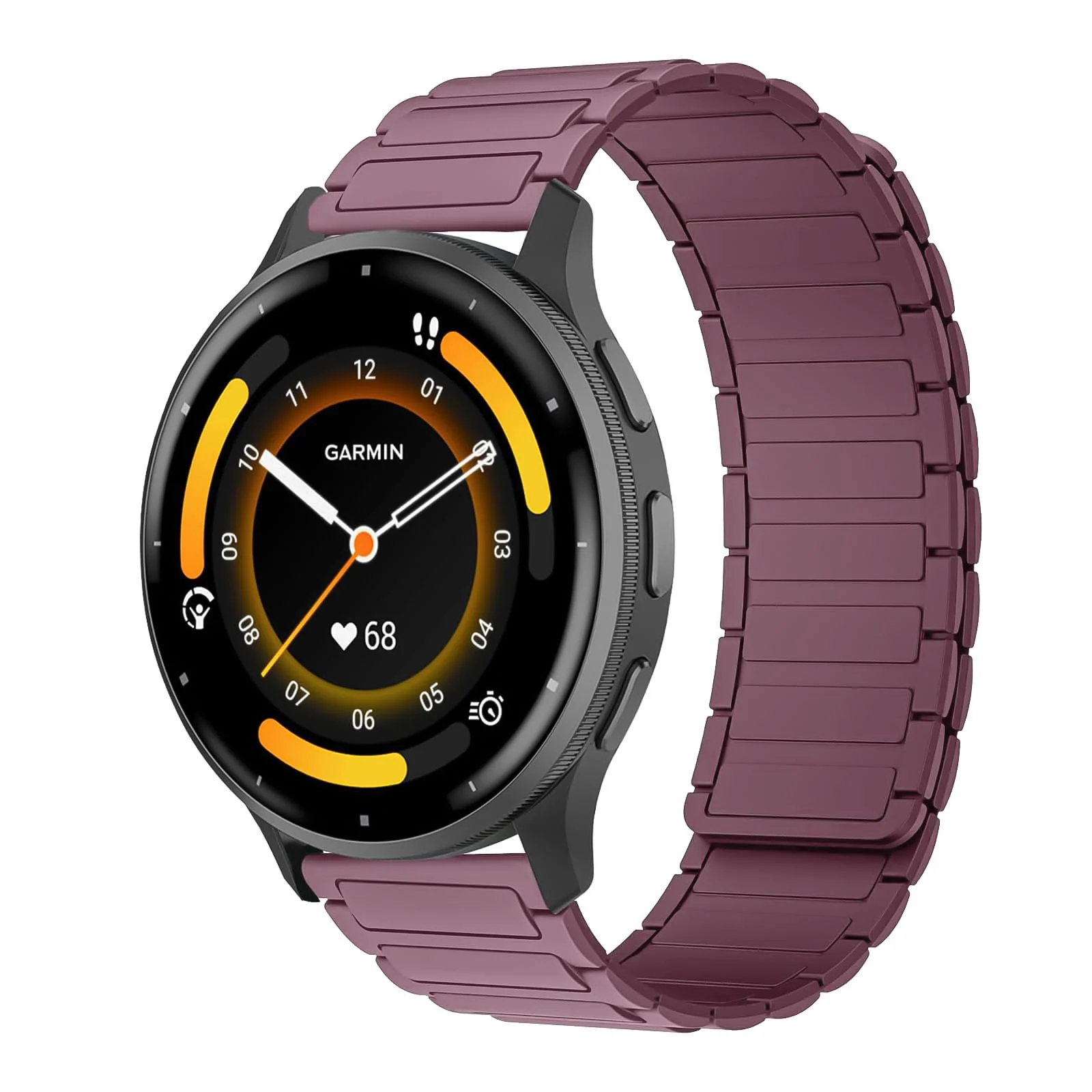 DL3 Mobilak 18mm Silicone Magnetic Strap for Huawei Watch GT 6 41mm/Watch5 42mm/GT 5 Pro 42 mm/GT 5 41mm/GT4 41 mm, Magnetic Replacement Band for Garmin Venu 3S/Fossil Women's Gen 6