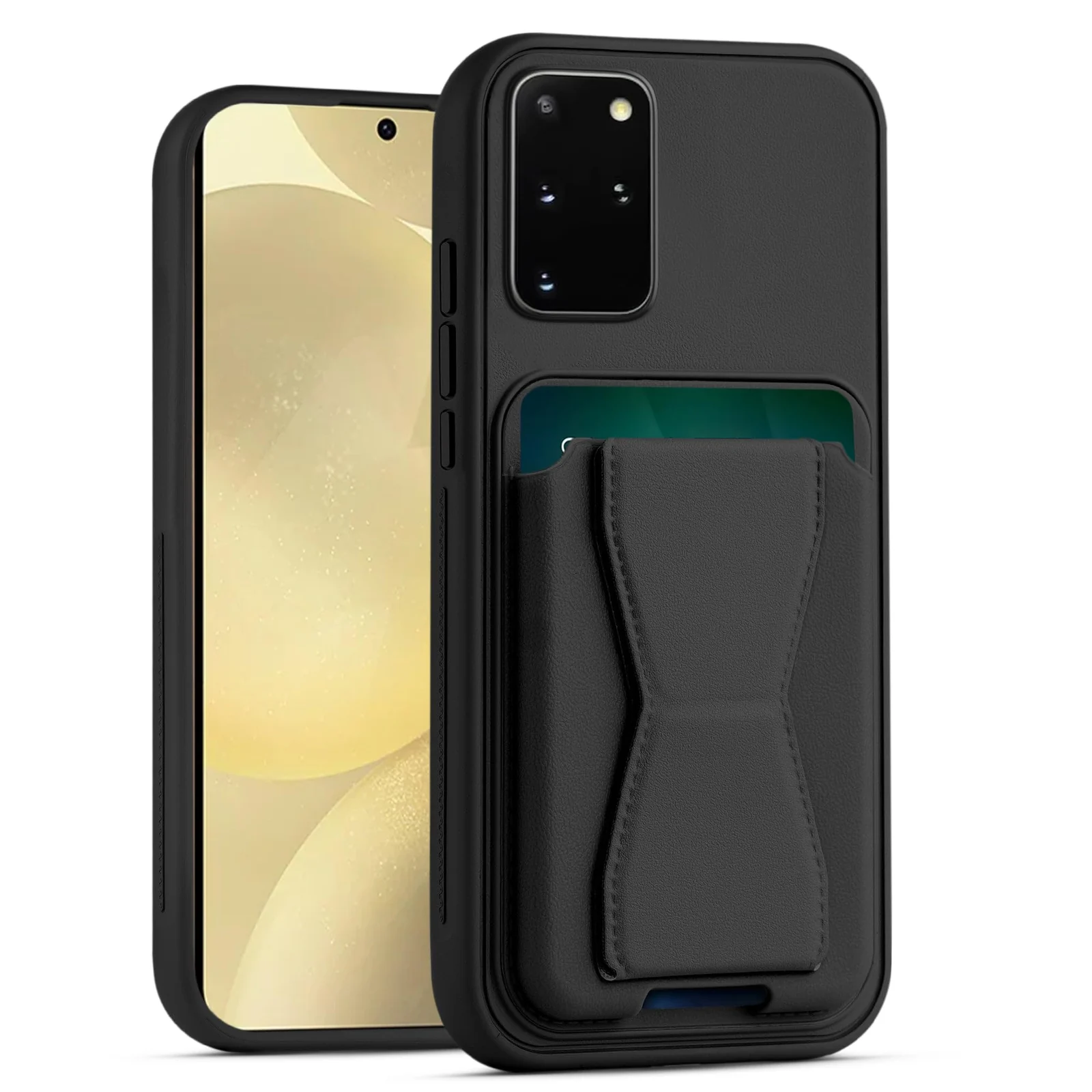 Samsung Galaxy S20+ Plus — DL3 Mobilak Leather Wallet Case for Samsung Galaxy S20 + Plus, Camera protection, Shock-absorbing protection, Built-in kickstand
