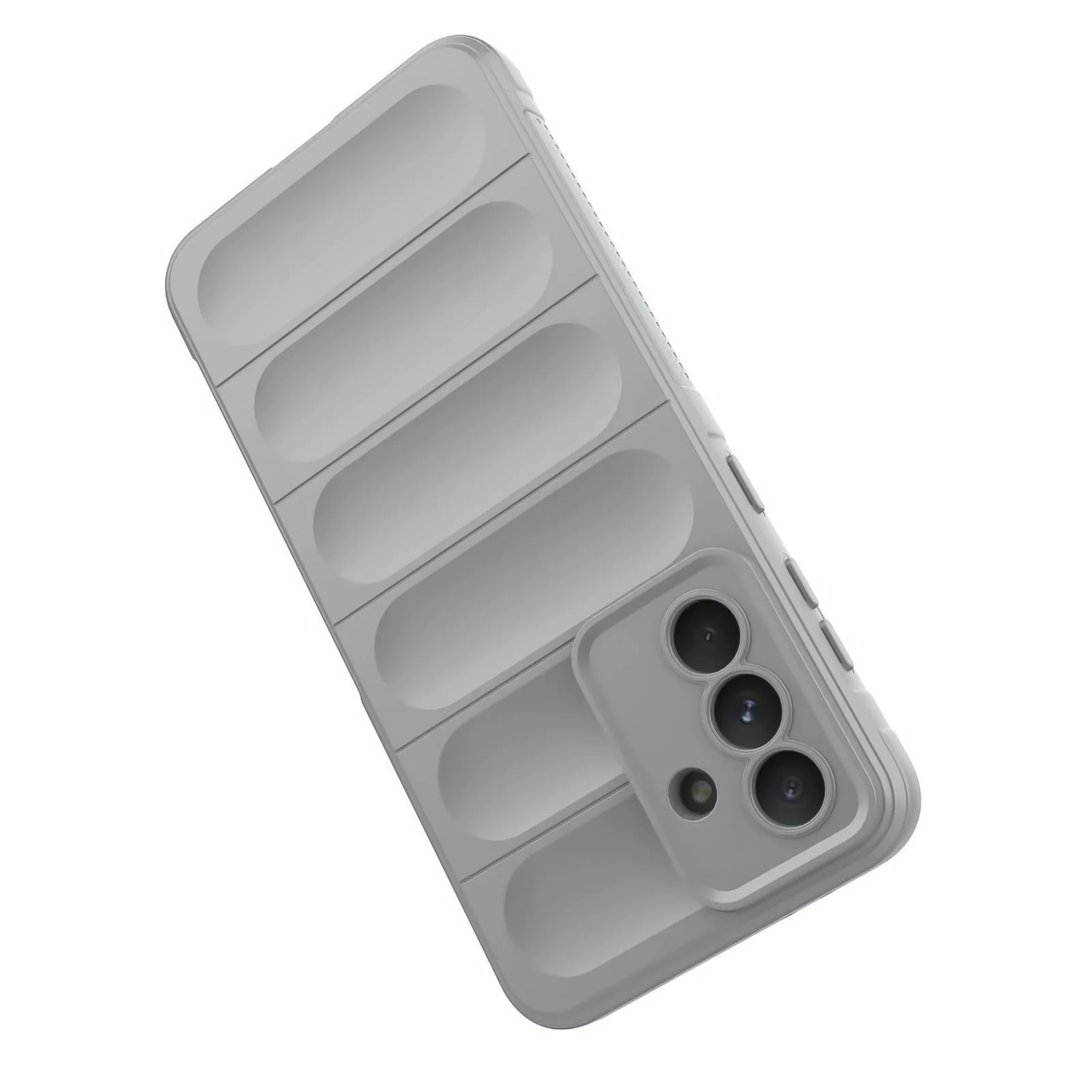 DL3 Mobilak Silicone Case for Samsung Galaxy A36/ Samsung Galaxy A56 4G / 5G Heavy Duty Protective [Slim Fit] Soft Protective Design Shock-Absorption TPU Cover With Camera Protection - Gray