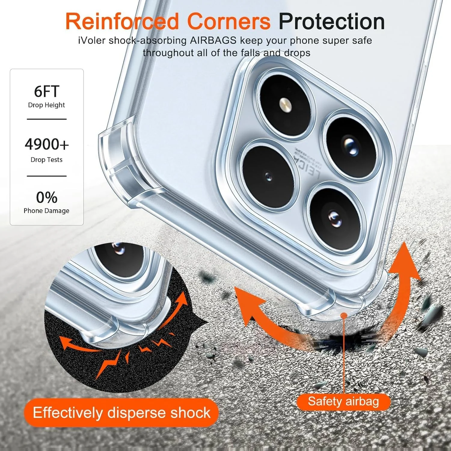 DL3 Mobilak Clear TPU Case for Xiaomi 17, Camera protection, Shock-absorbing protection, Scratch-resistant surface - Clear