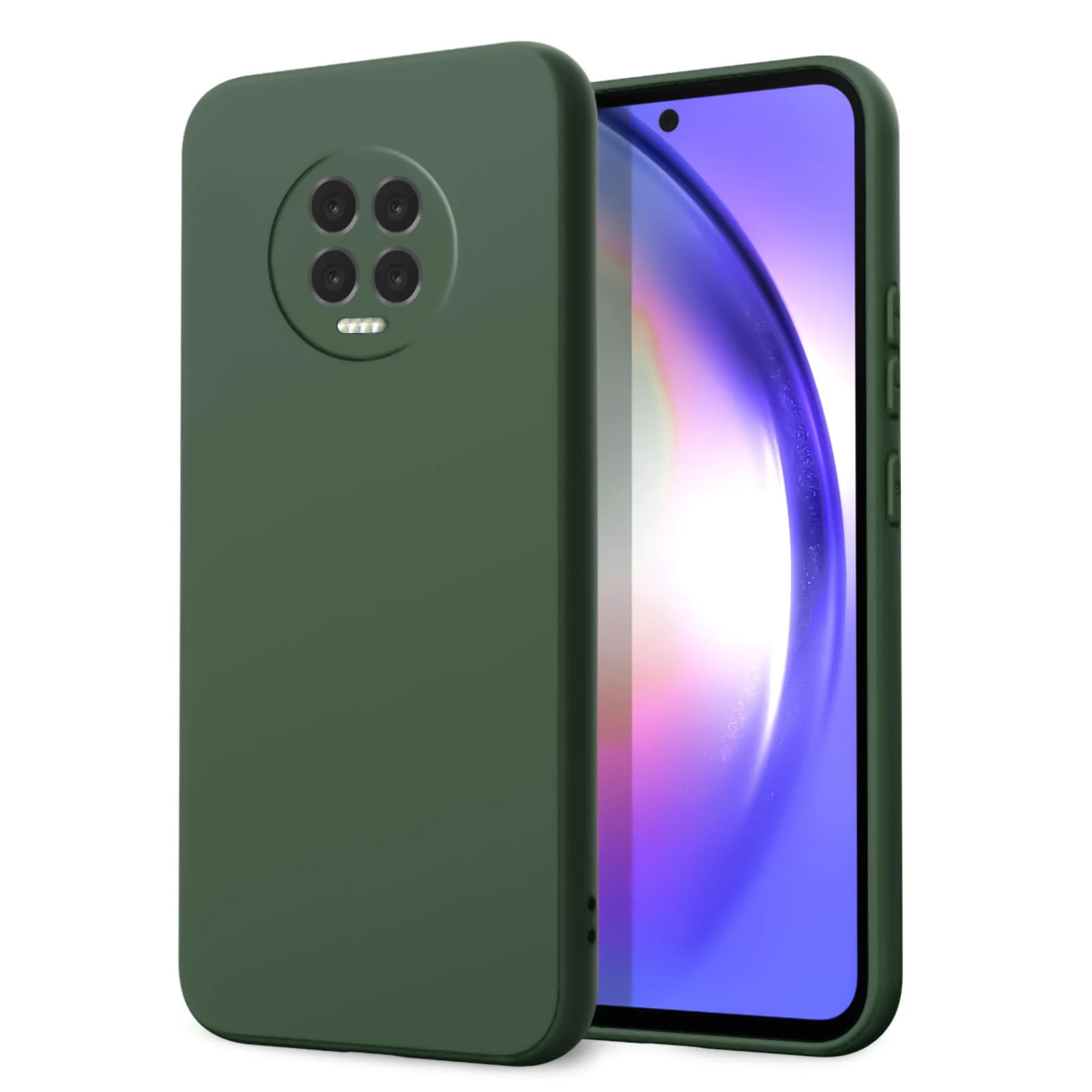 Dl3 Mobilak Infinix Note 7 Case,Soft Flexible Silicone Gel Rubber Bumper Cover,Slim Fit Full Body Shockproof Protective Phone Case (Light Purple)