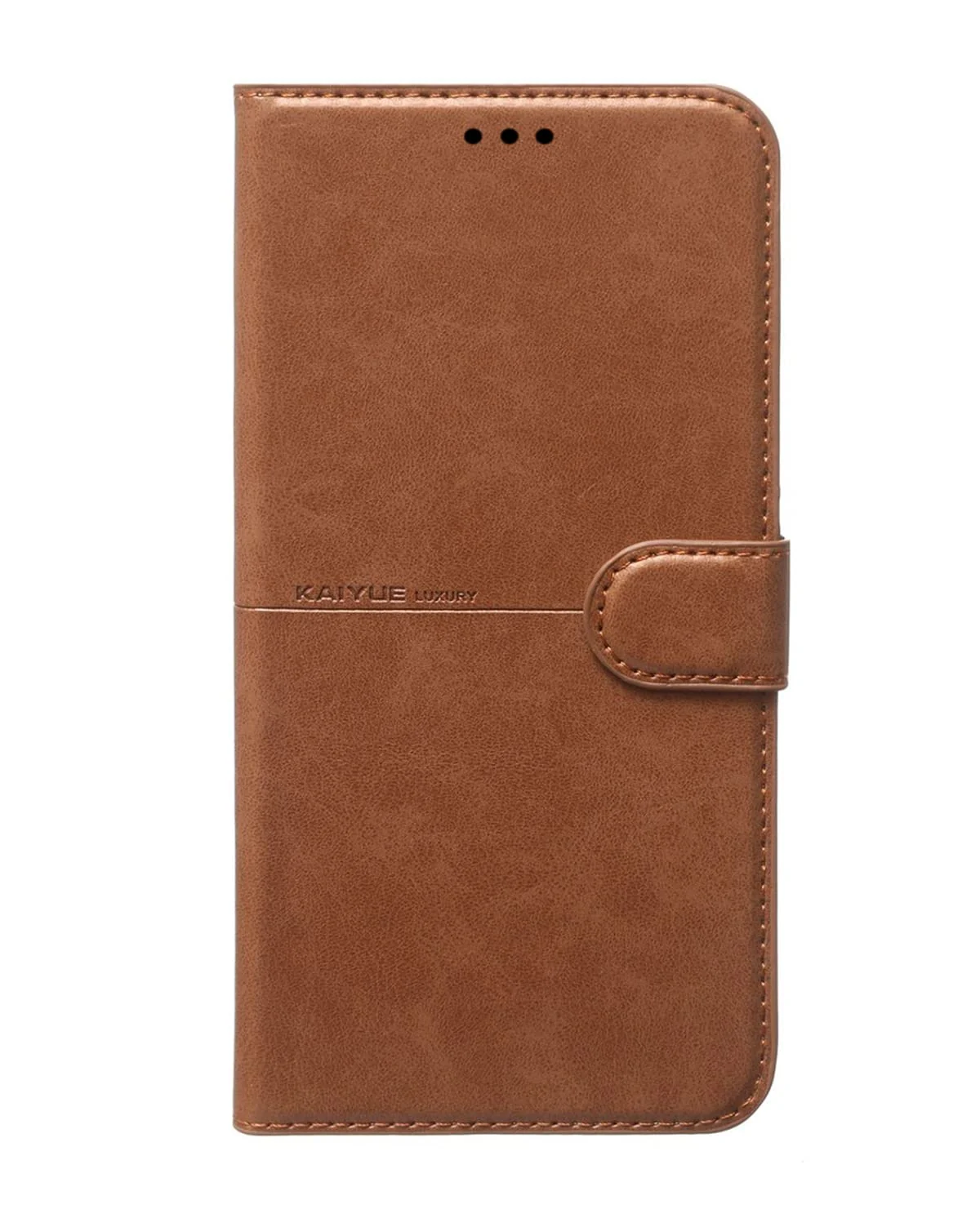 Dl3 Mobilak Case Compatible with Realme C35 Kaiyue Flip Leather Case Cover (Blue)