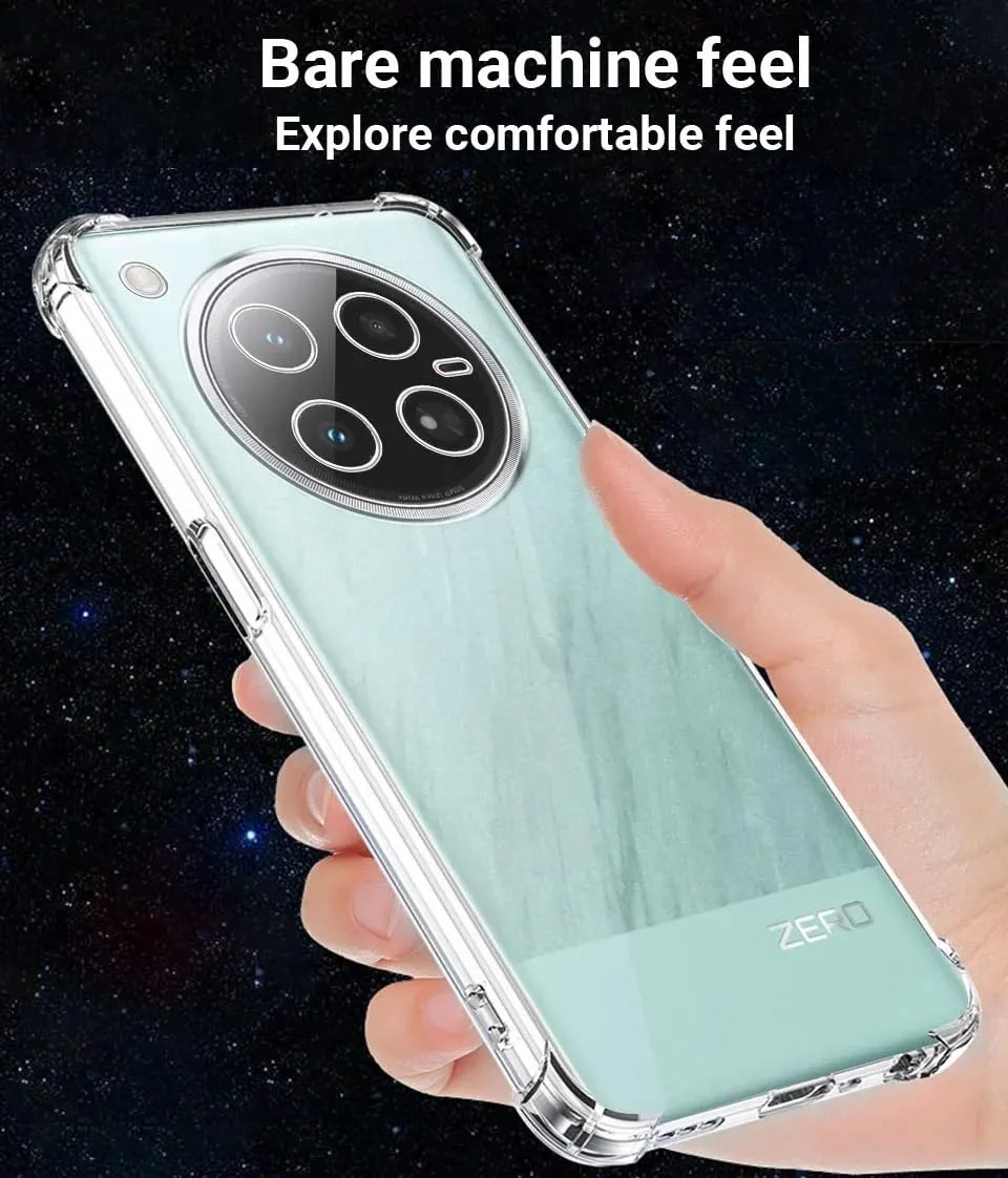 DL3 Mobilak Clear Protective Case for infinix zero 40 - Clear