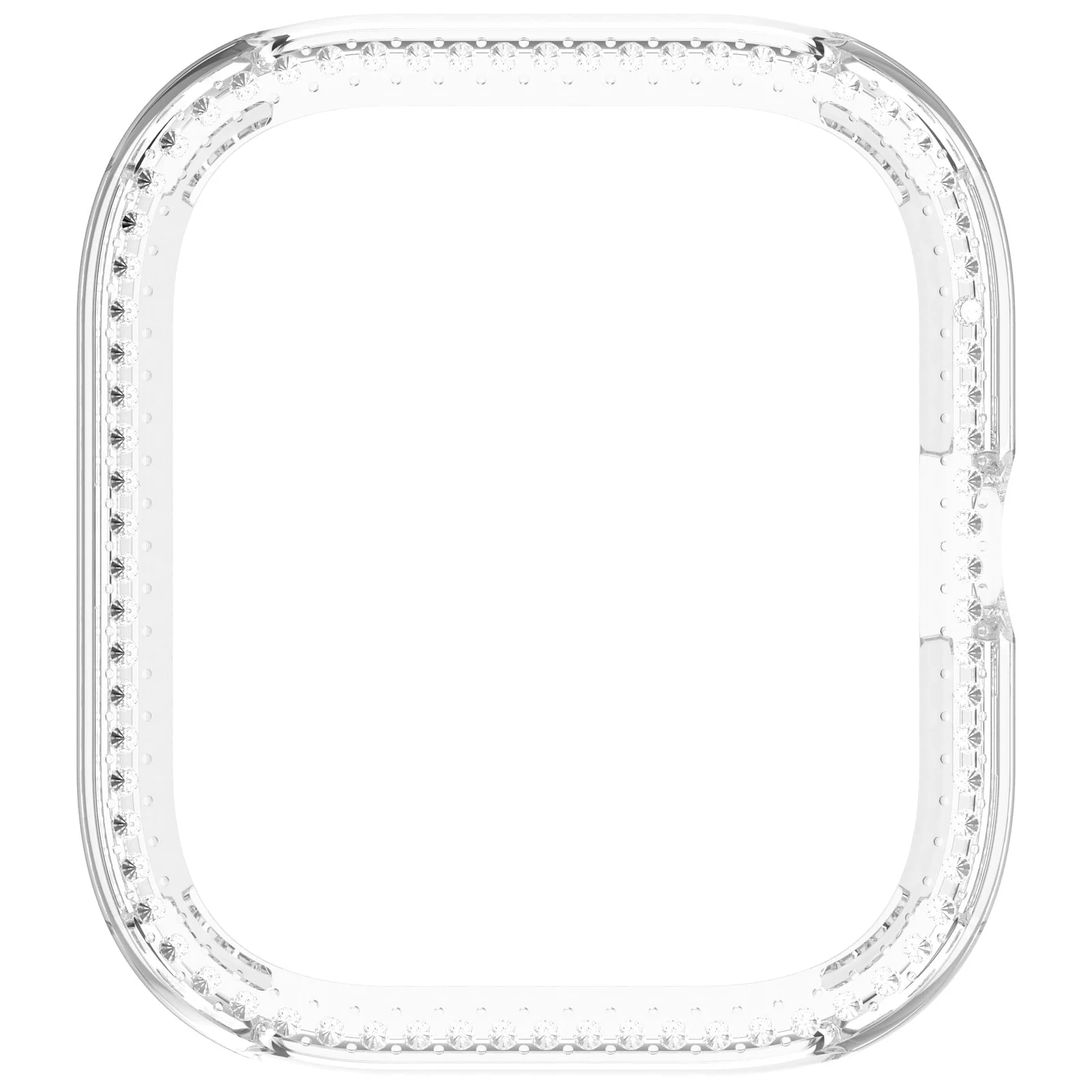 DL3 MOBILAK Bling Hard PC Watch Bumper Case for Xiaomi Redmi Watch 4 and Redmi Watch 5 - Clear