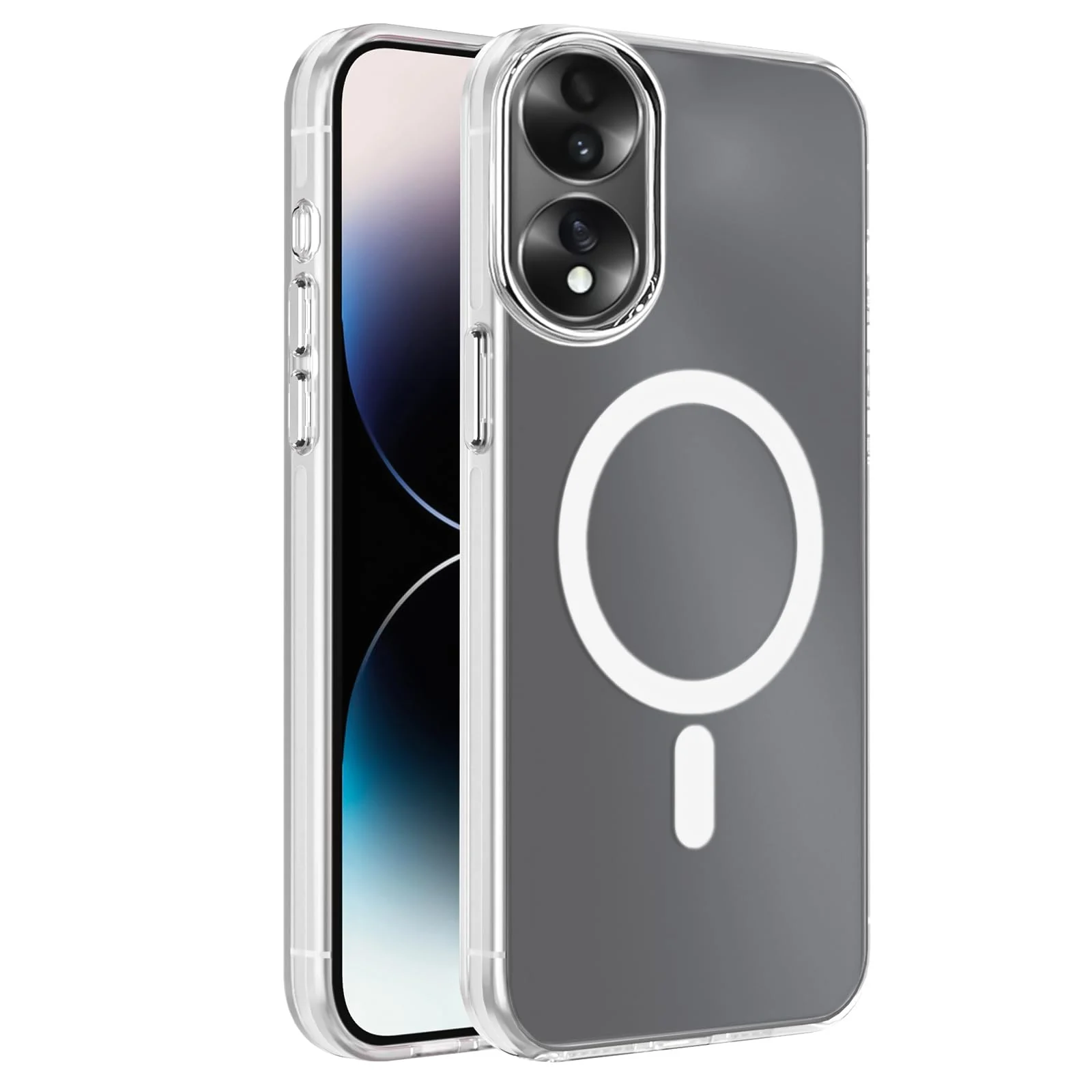 DL3 Mobilak Case For Honor 90 5G Case Crystal [Not Compatible with MagSafe] Soft TPU Gel Case Flexible Silicone Anti-Scratch TPU Cover - Clear